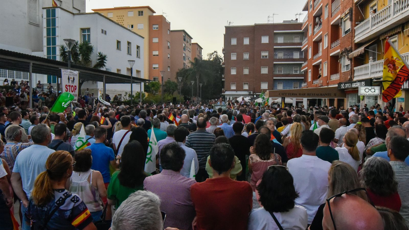 Las fotos del mitin de Vox en Algeciras