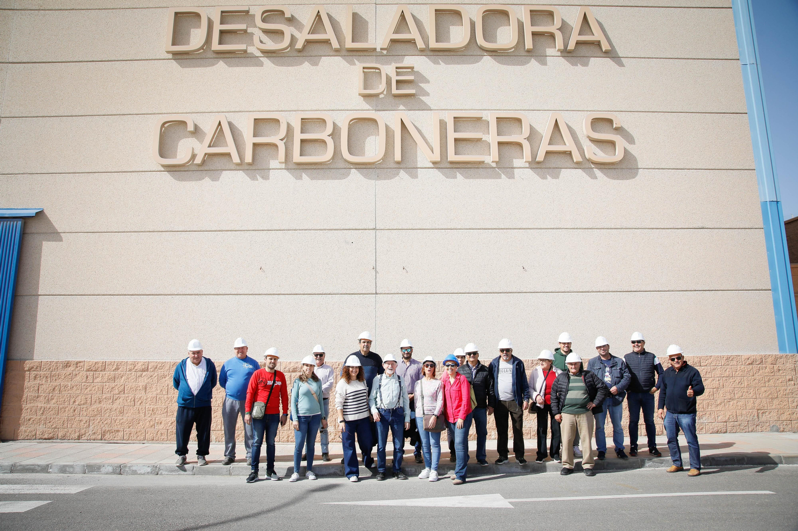 CUCN visita la desaladora de Carboneras y las balsas de Níjar
