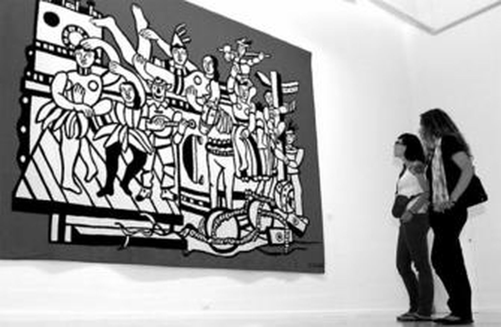 Una de las piezas que se muestran en la exposición 'El cubista afable' que exhibe la sala Italcable de Unicaja hasta el 25 de octubre.