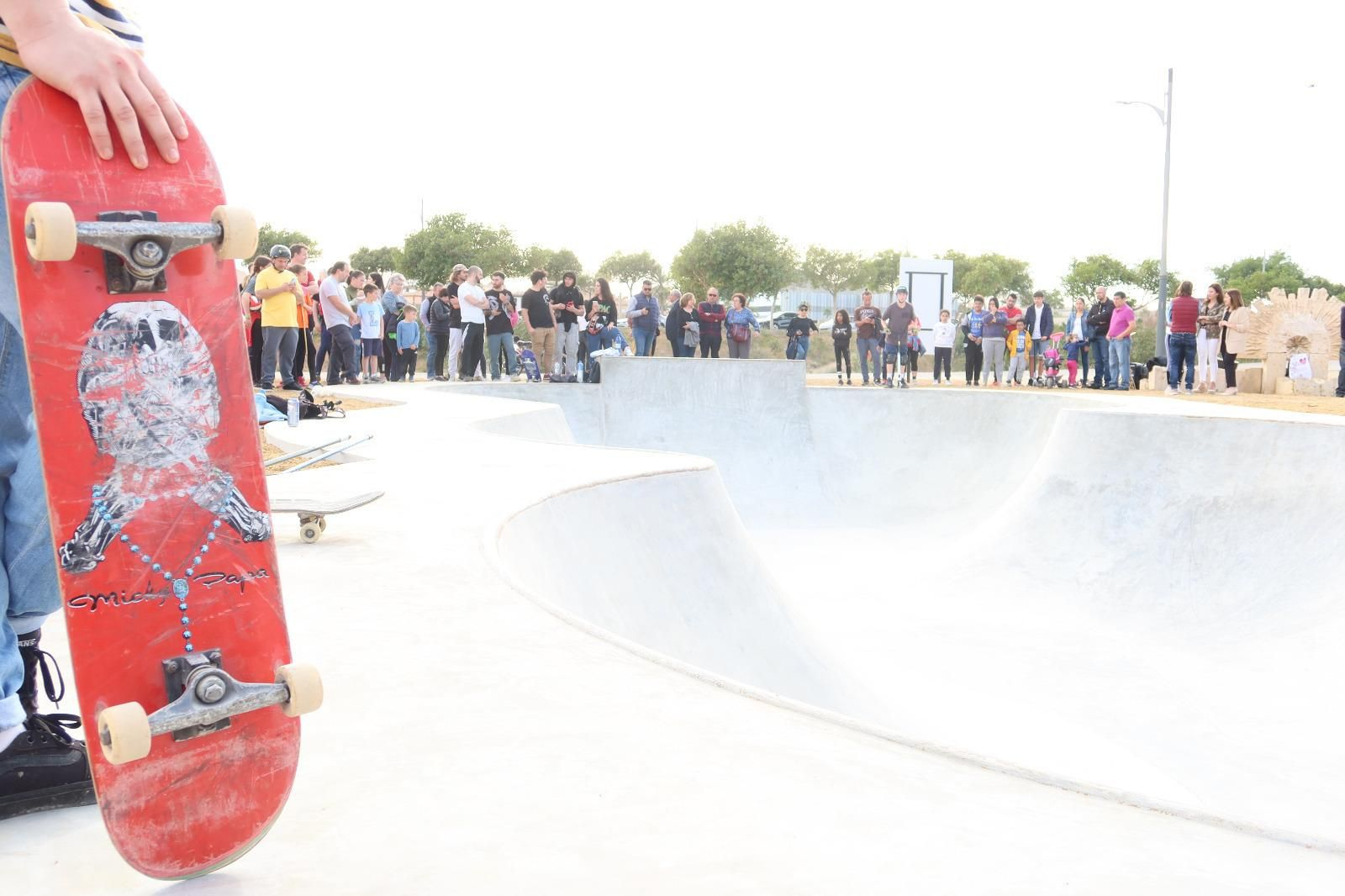 Inauguración del nuevo skate park en el Parque de la Rambla de Vera
