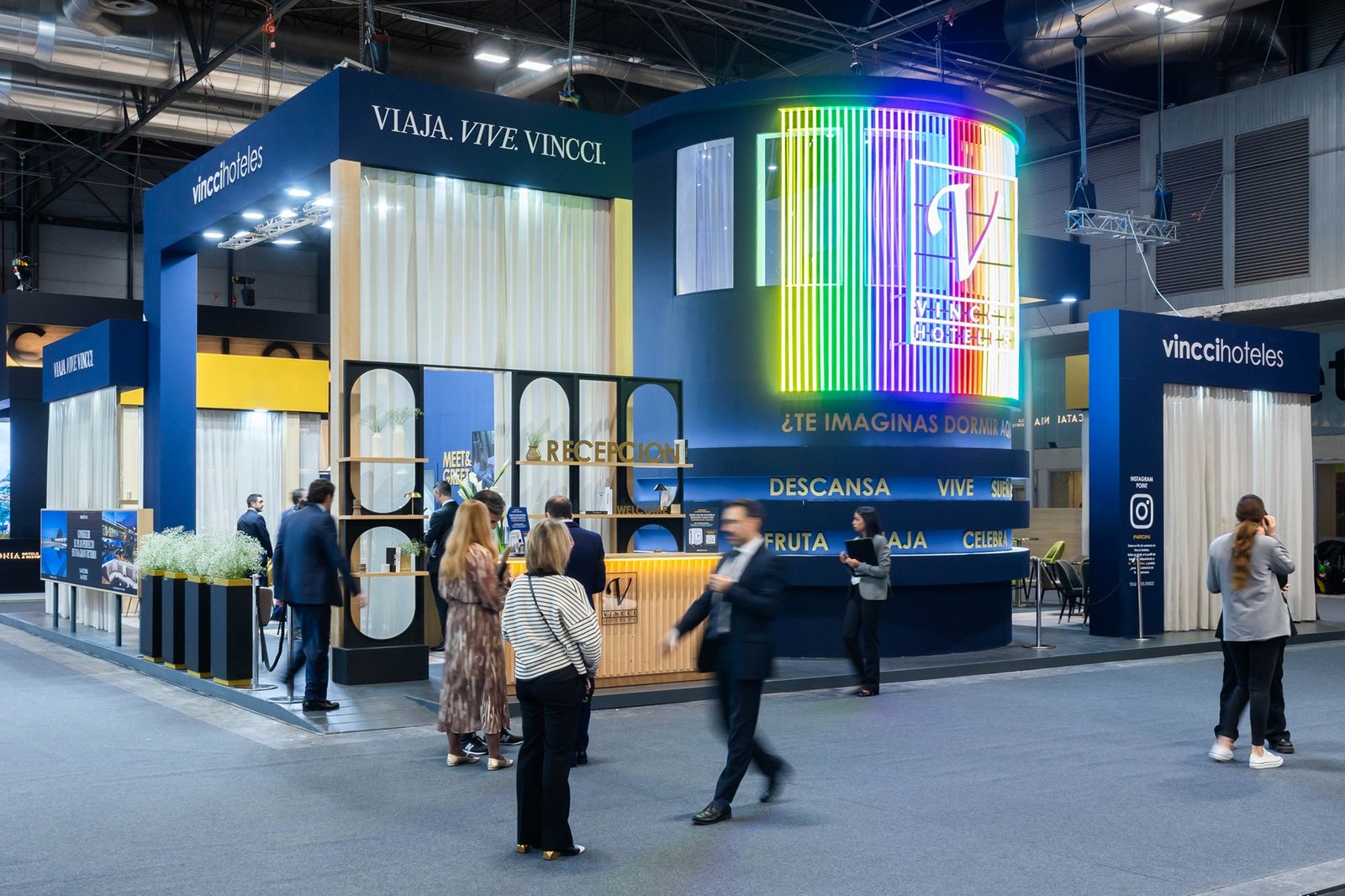 El stand-hotel de Vincci Hoteles en Fitur.