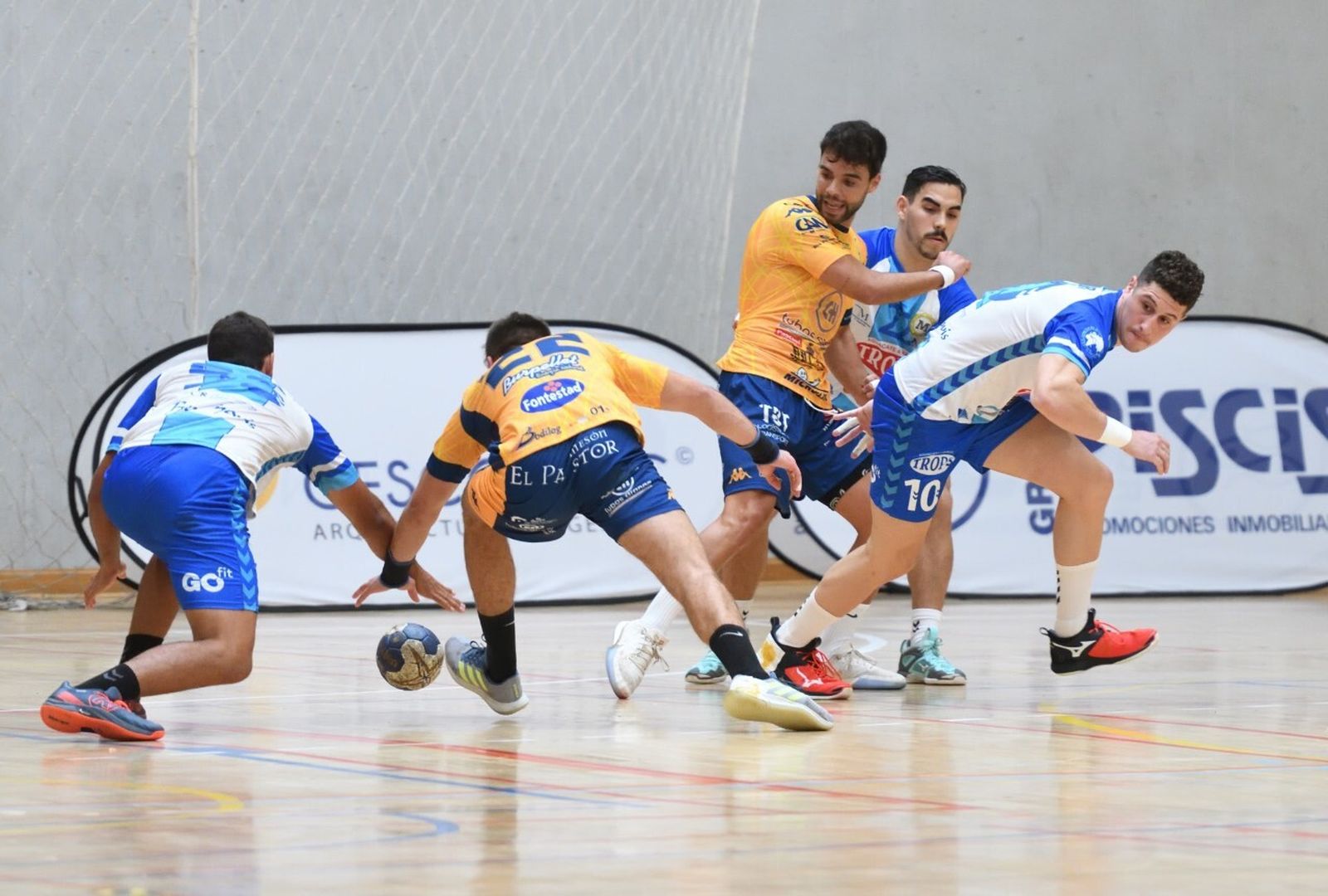 Lance de un partido del Trops Málaga.