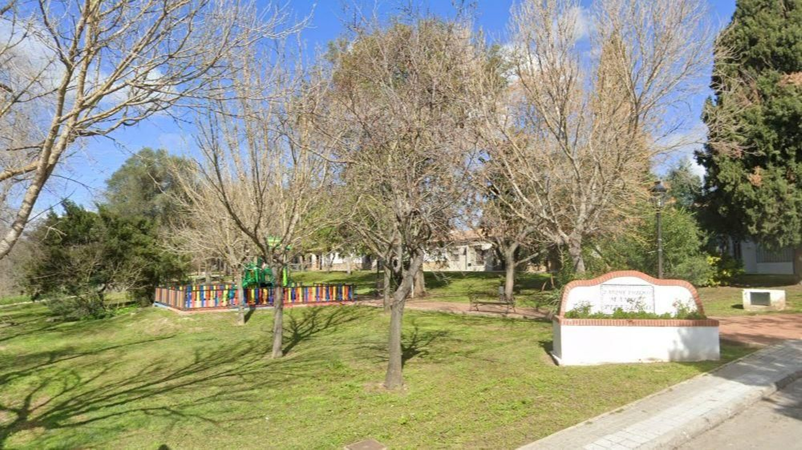 Parque 'Manuel Pérez Lago' de Estella, donde se están concentrando los botellones.