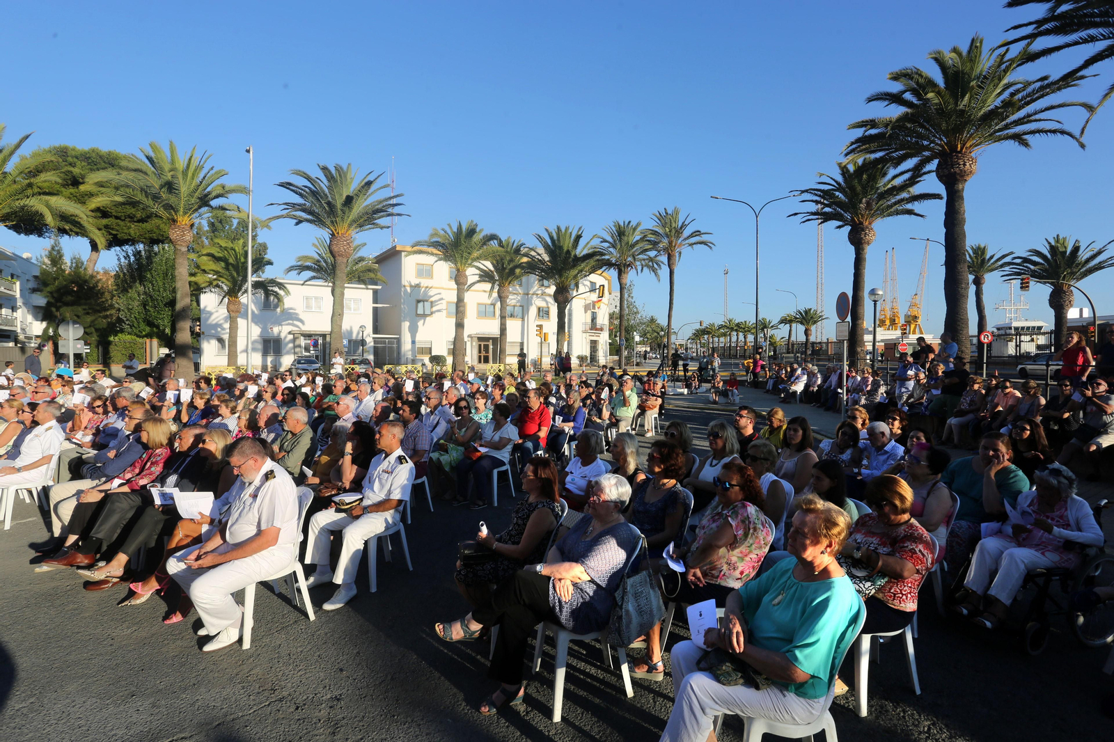 Las imágenes del concierto de la Virgen del Carmen en la comandancia marina