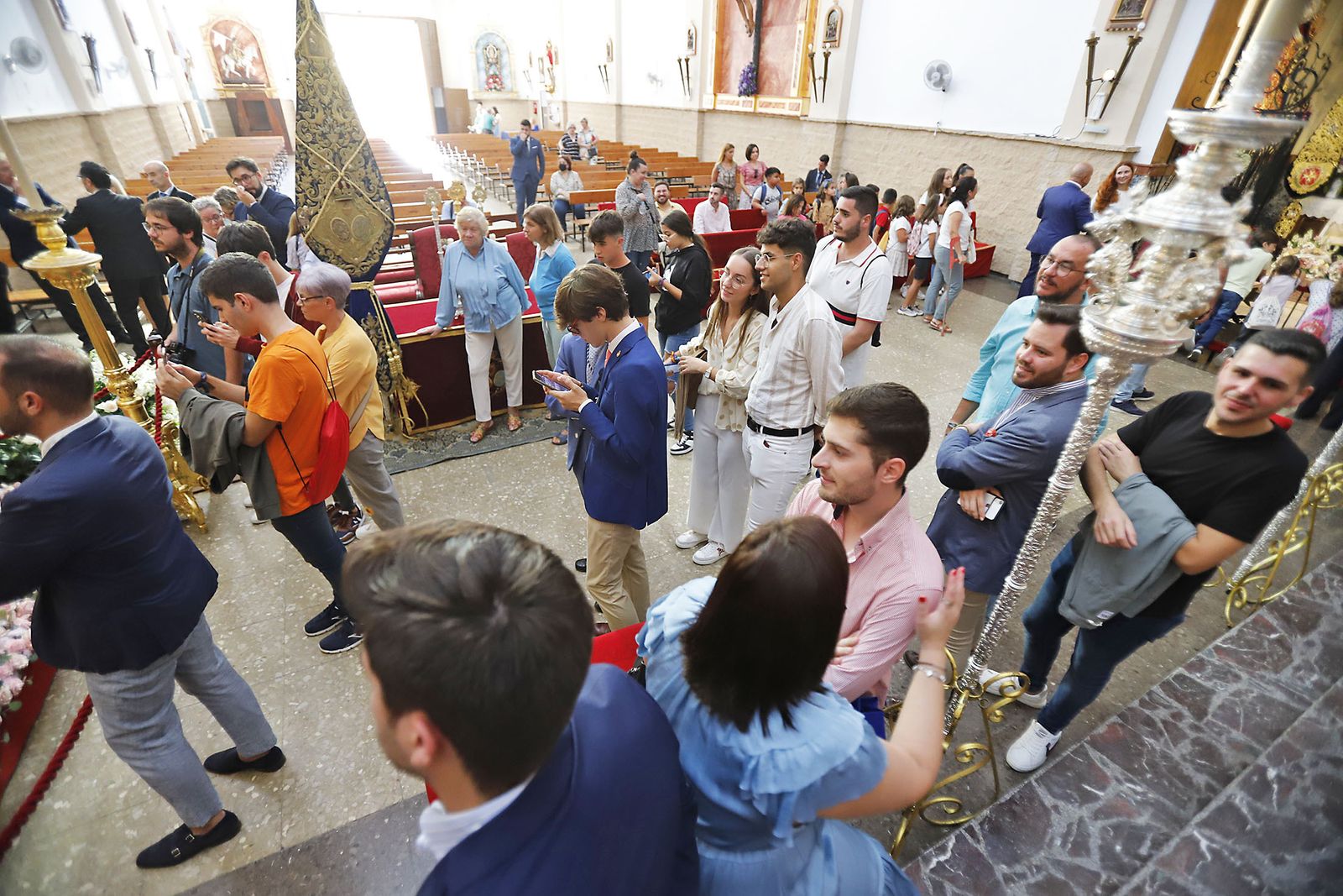 La Virgen de La Victoria regresa a la Parroquia del Sagrado Corazón de Jesús