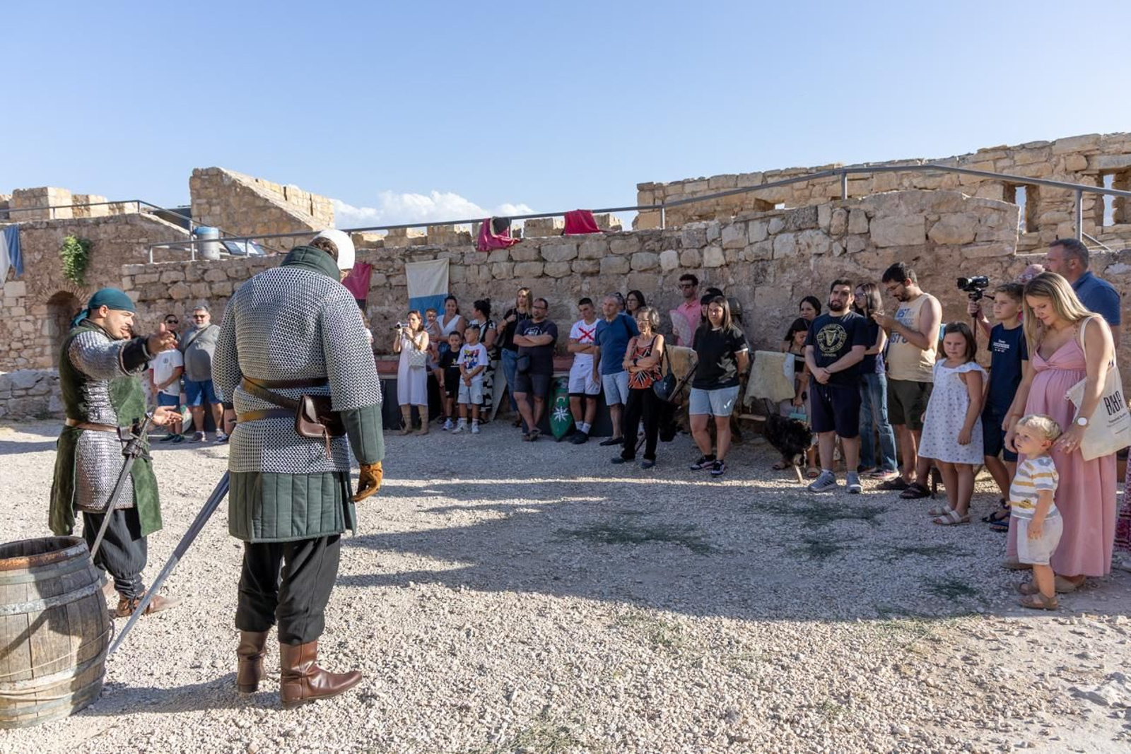 Moradores del Castillo de Jaén, recreación histórica de la Edad Media en el Cerro de Santa Catalina