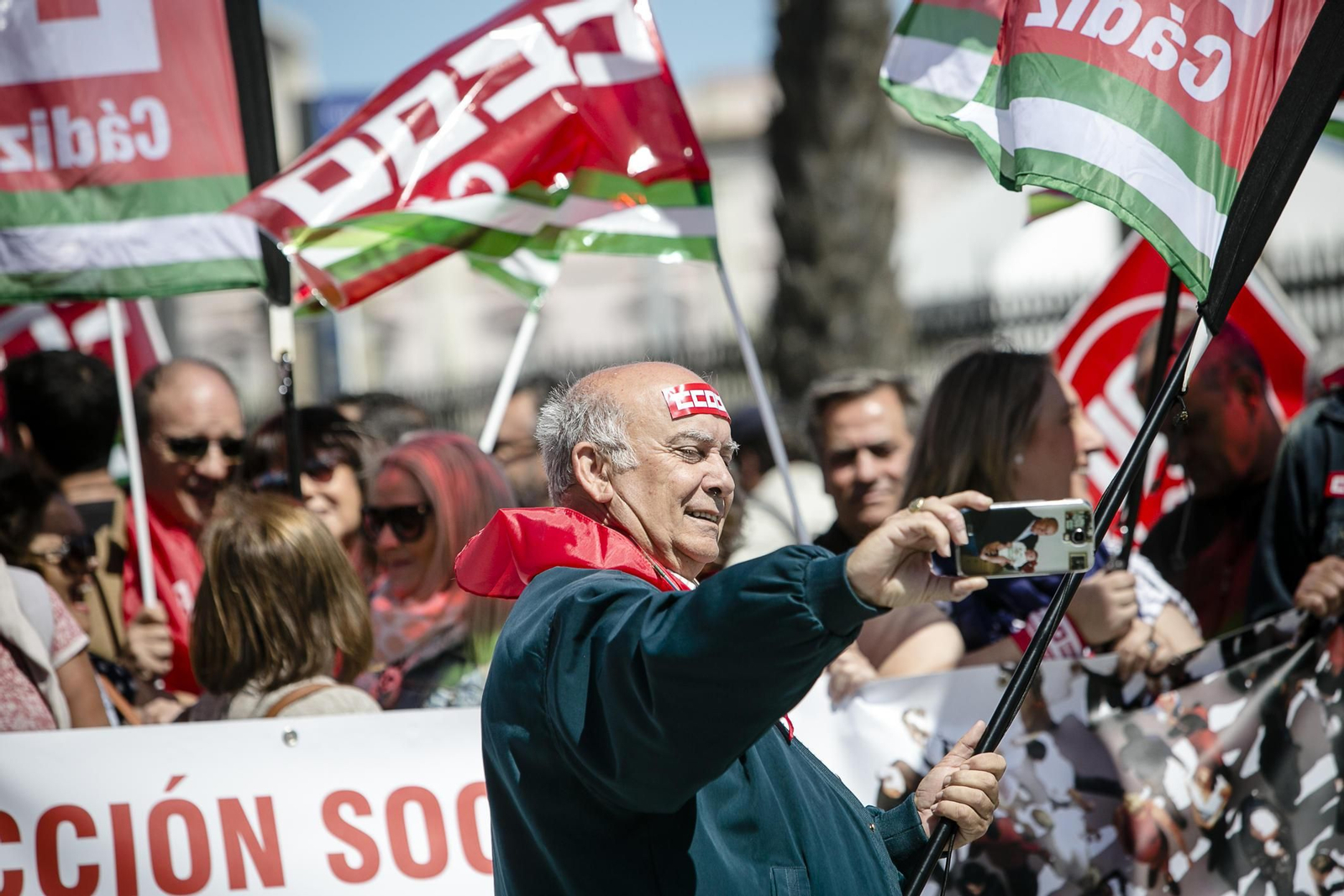 Manifestación del 1 de mayo en Cádiz