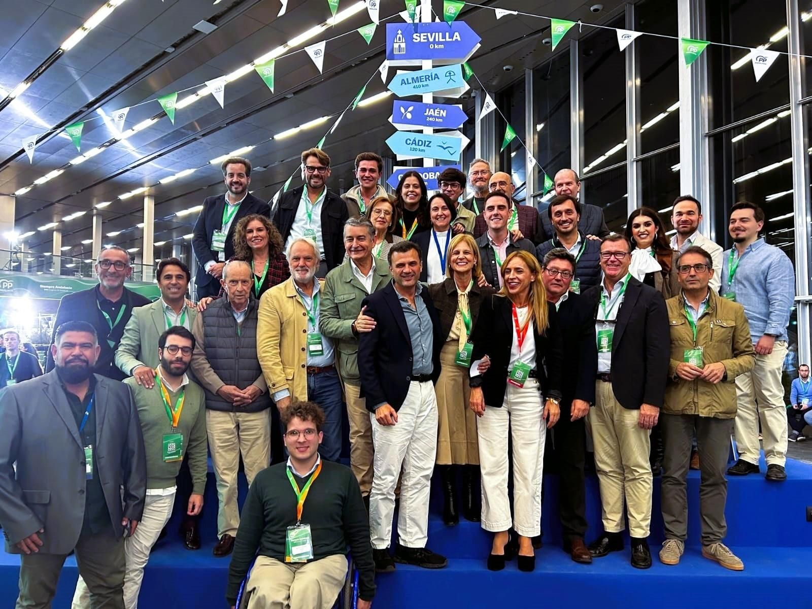 Representación de los populares jerezanos en el XVII Congreso del PP Andaluz. Representación de los populares jerezanos en el XVII Congreso del PP Andaluz.