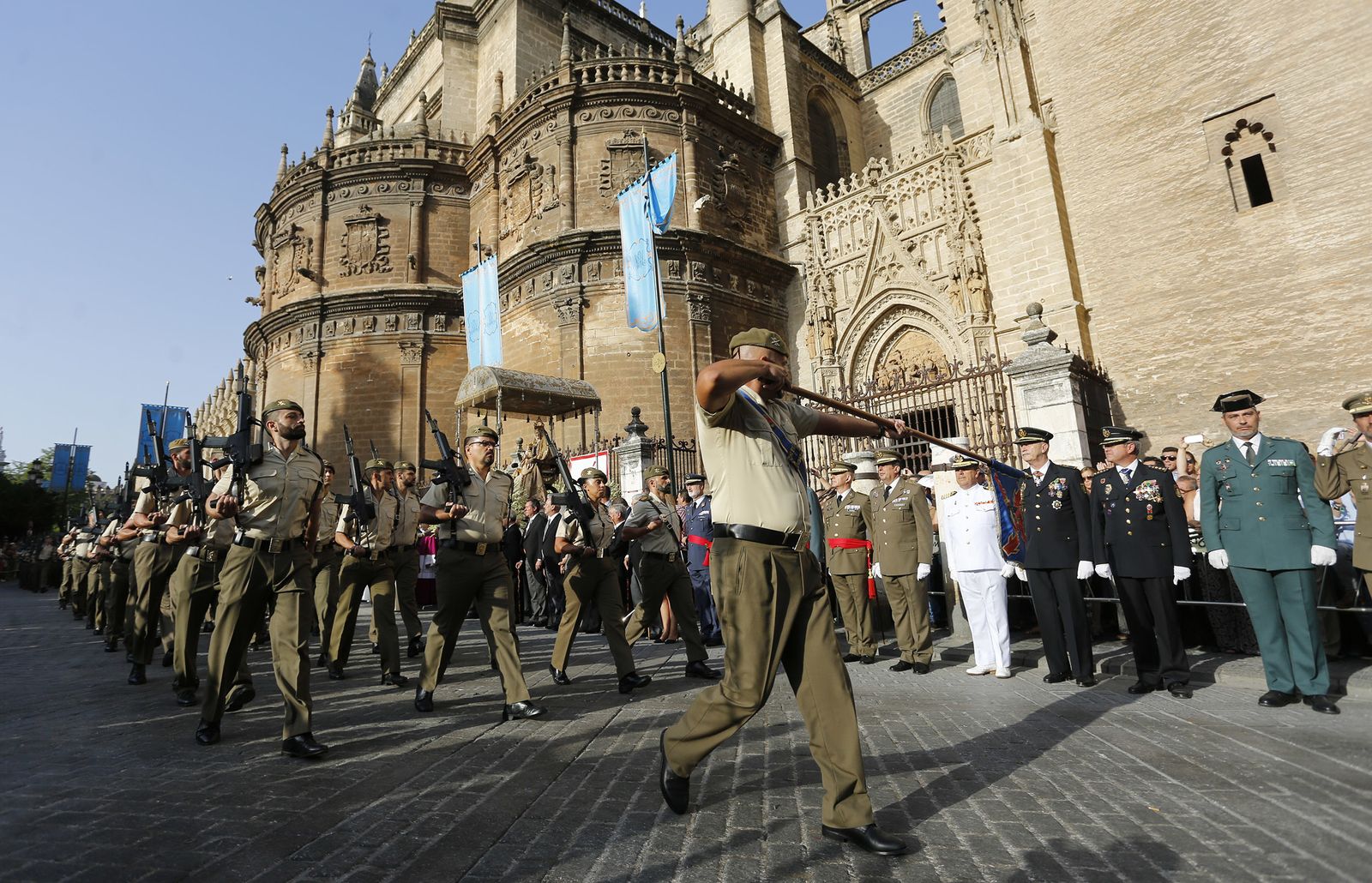 Las procesión de la Virgen de los Reyes