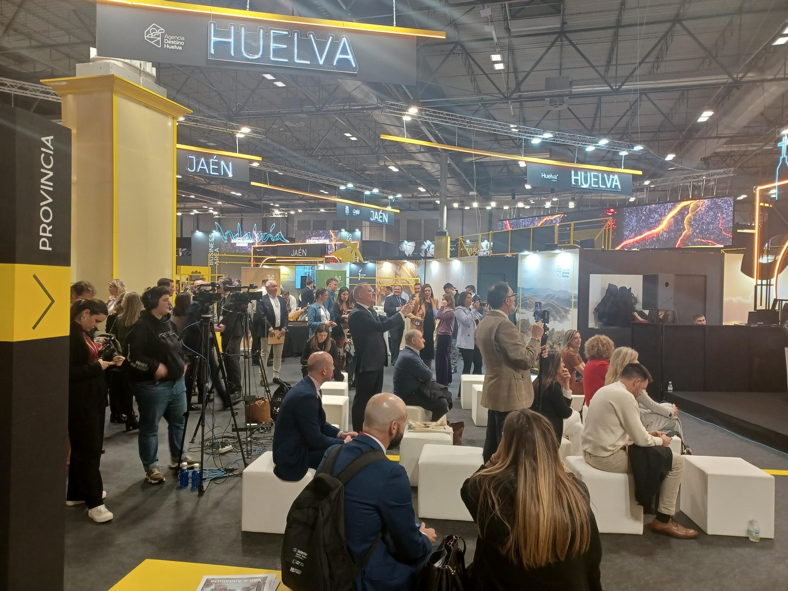 El stand de Huelva en Fitur.