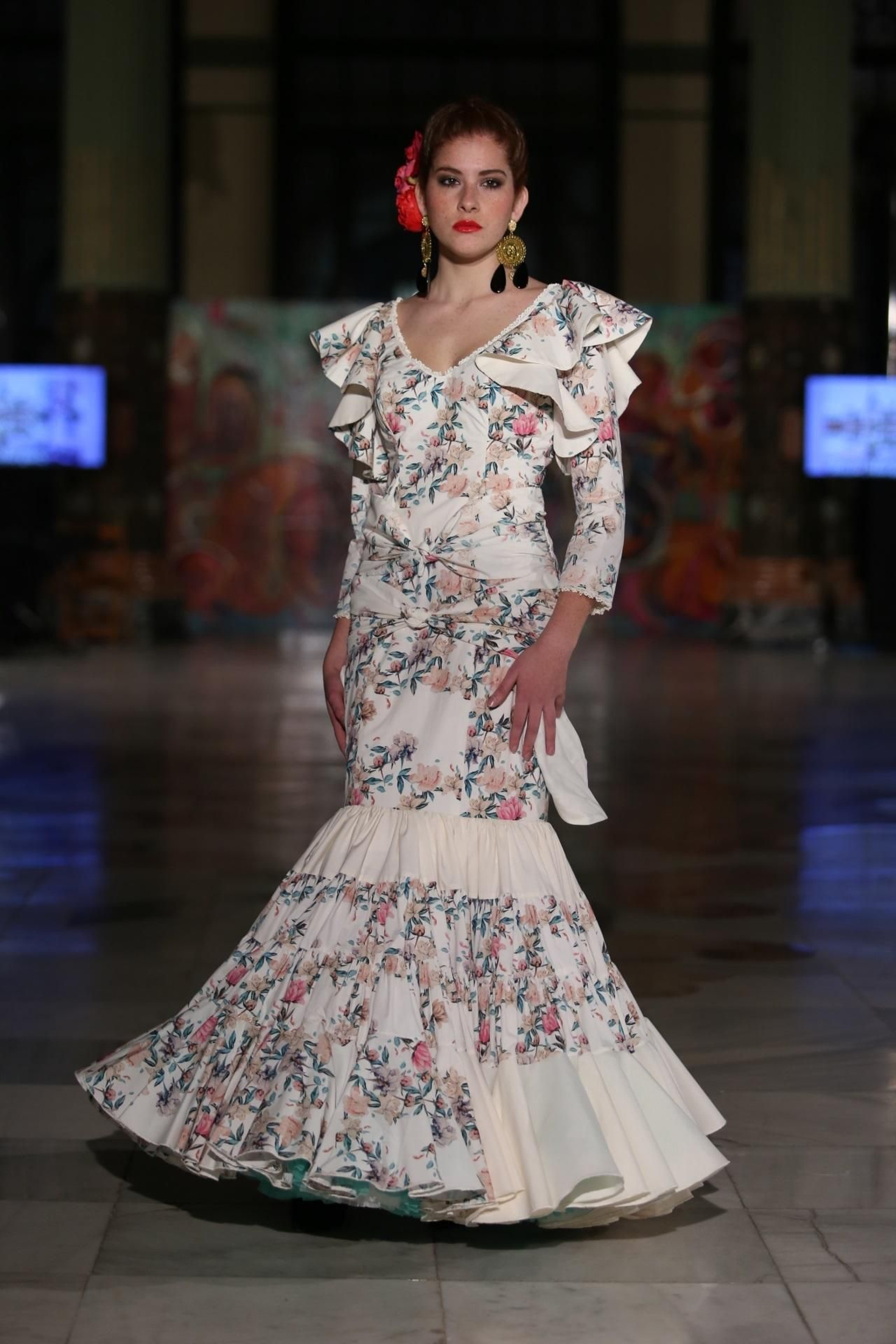 Los trajes de flamenca de flores que han conquistado 2019