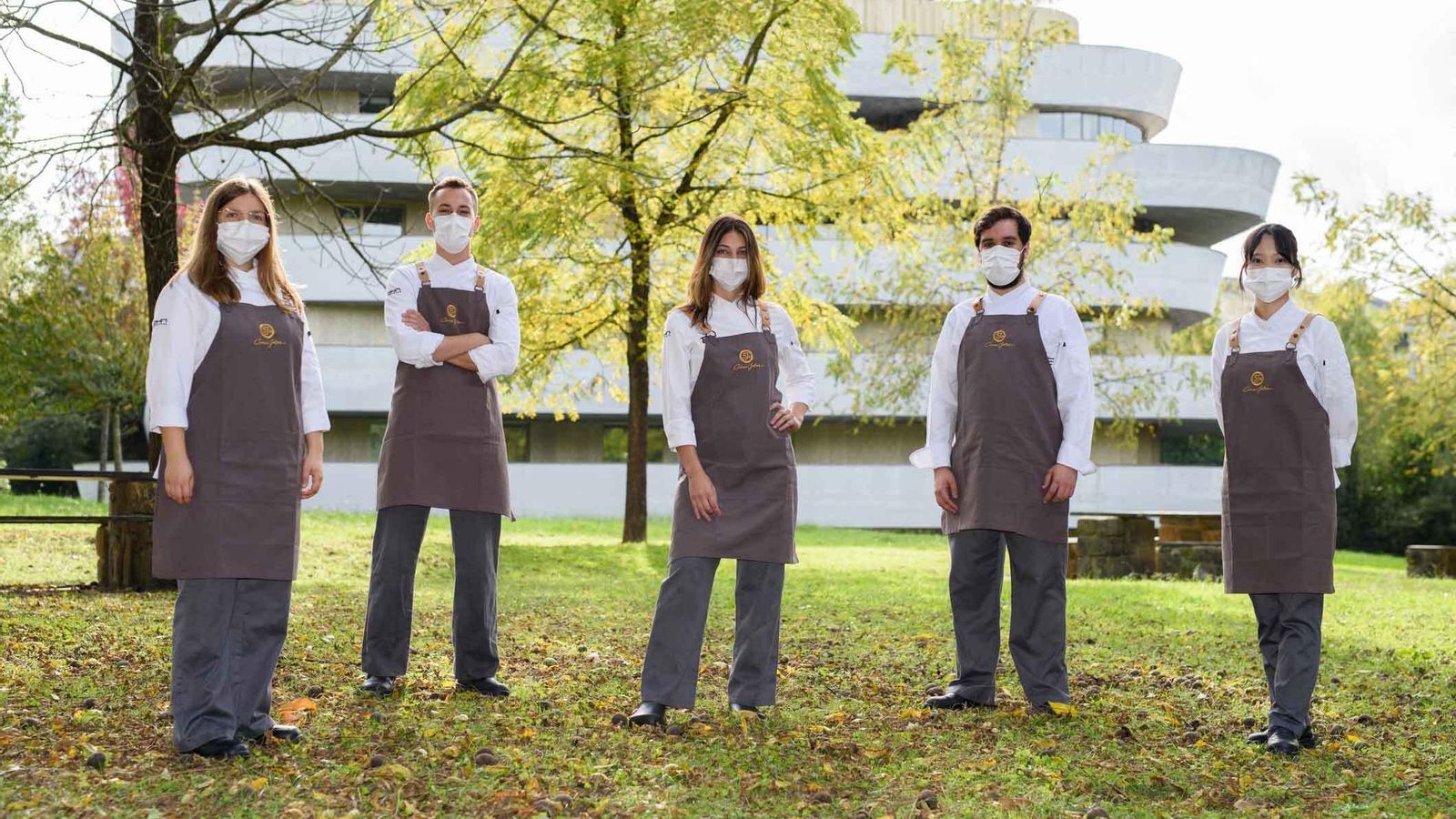 Los finalistas del concurso gastronómico que se celebra en el Basque Culinari Center.
