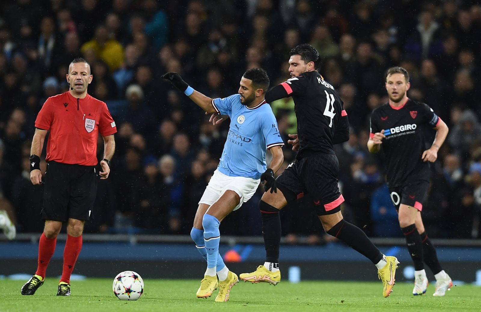 Las fotos del Manchester City-Sevilla de Champions