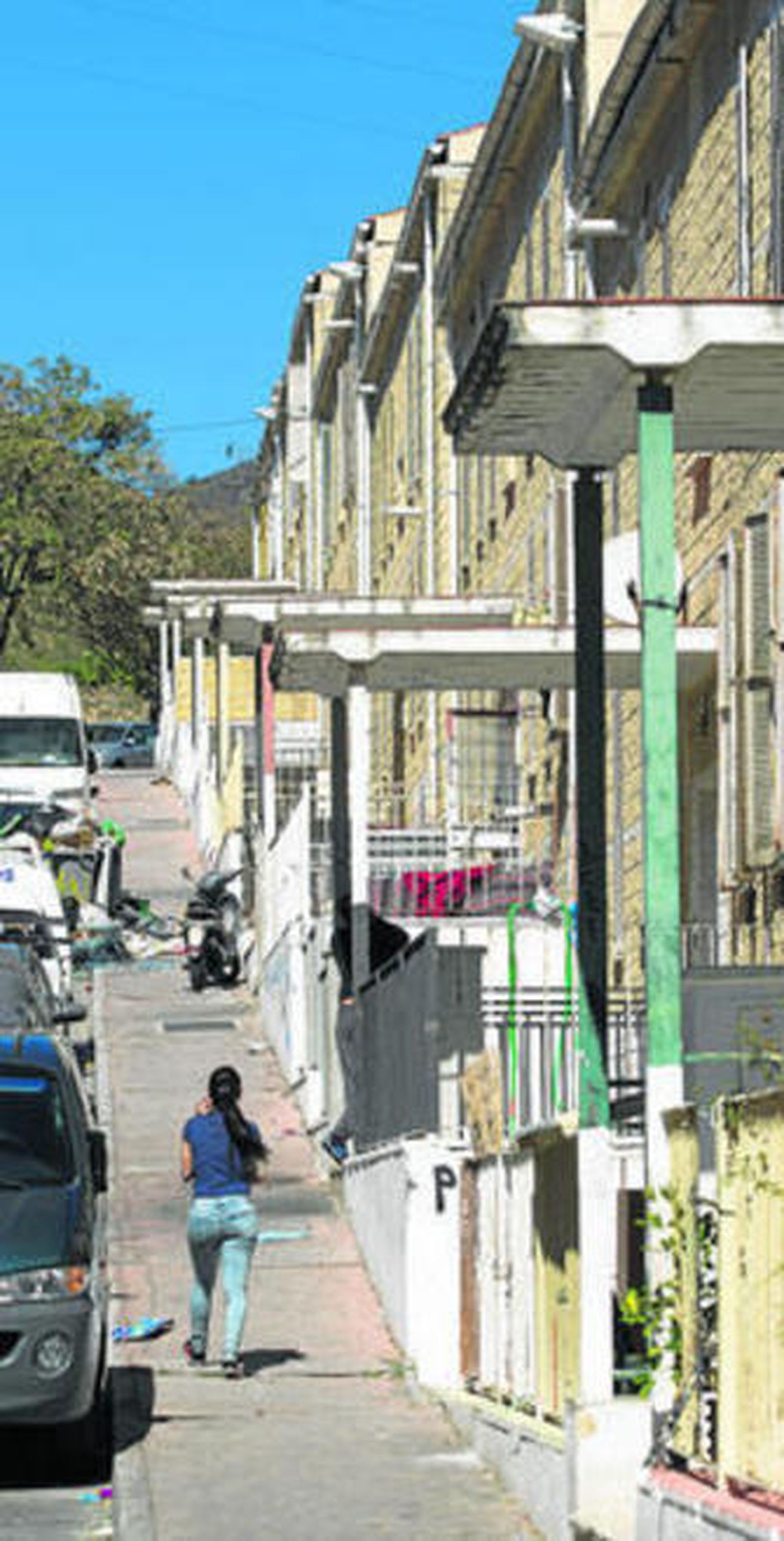 Una de las calles del barrio de La Corta.