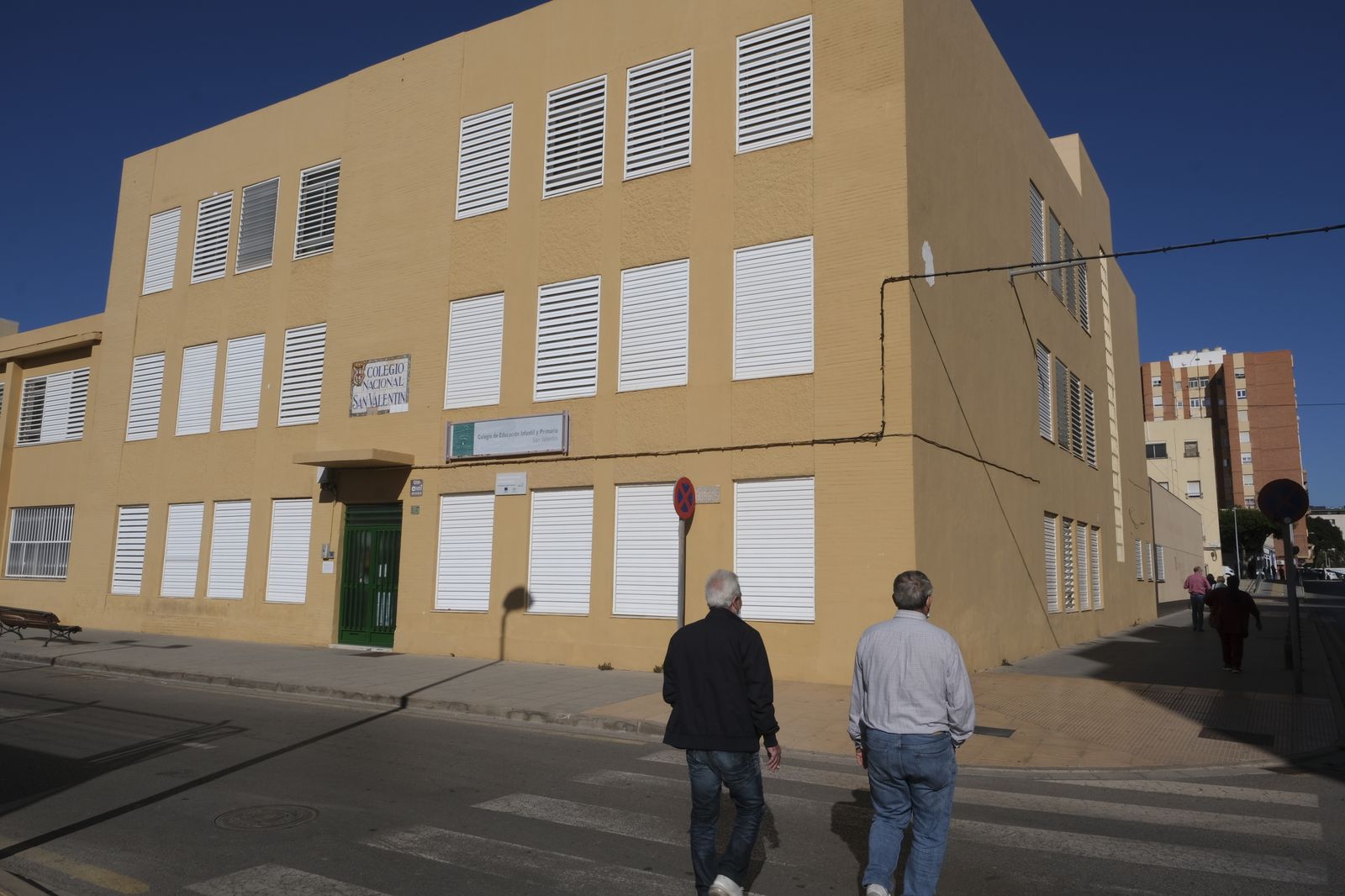 Colegio San Valentín en el barrio de El Tagarete.