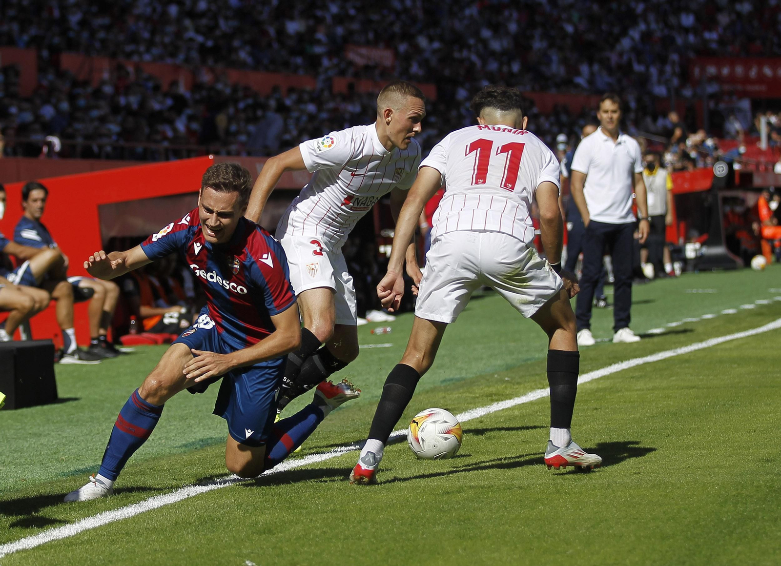 Las imágenes del Sevilla-Levante