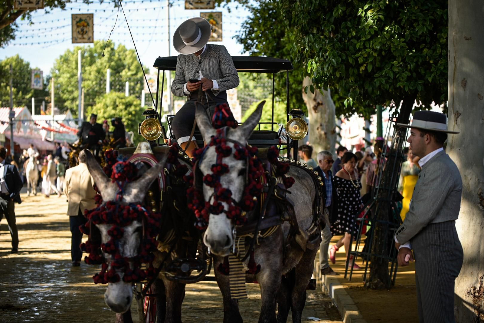 Ambiente de feria en el Real