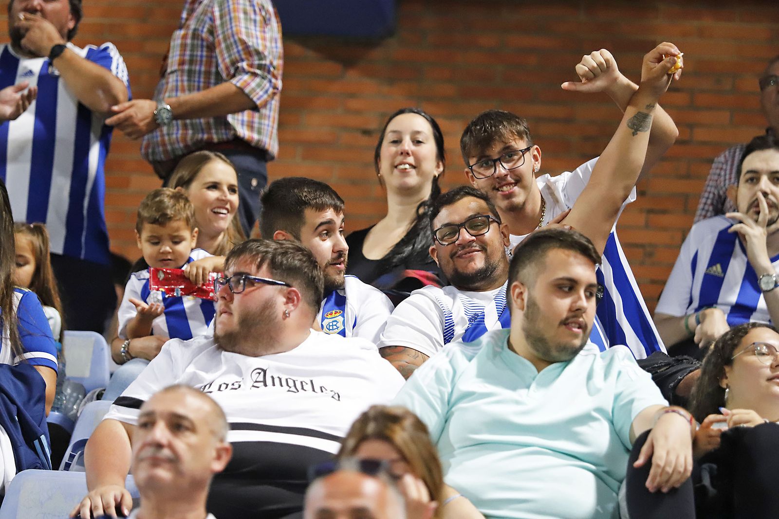 Imágenes del ambiente en el encuentro entre el Recreativo de Huelva y el CD Castellón