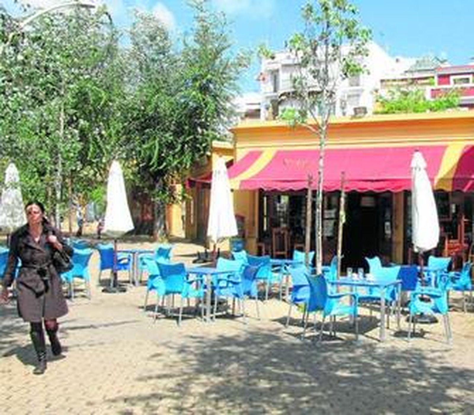 El quiosco bar en el que tuvo lugar la reyerta del pasado miércoles.