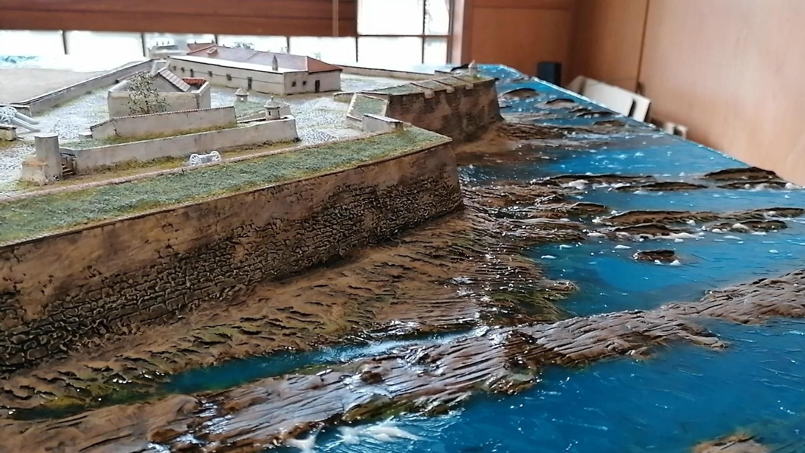 Maqueta del Fuerte de Isla Verde, de Máximo Agudo.