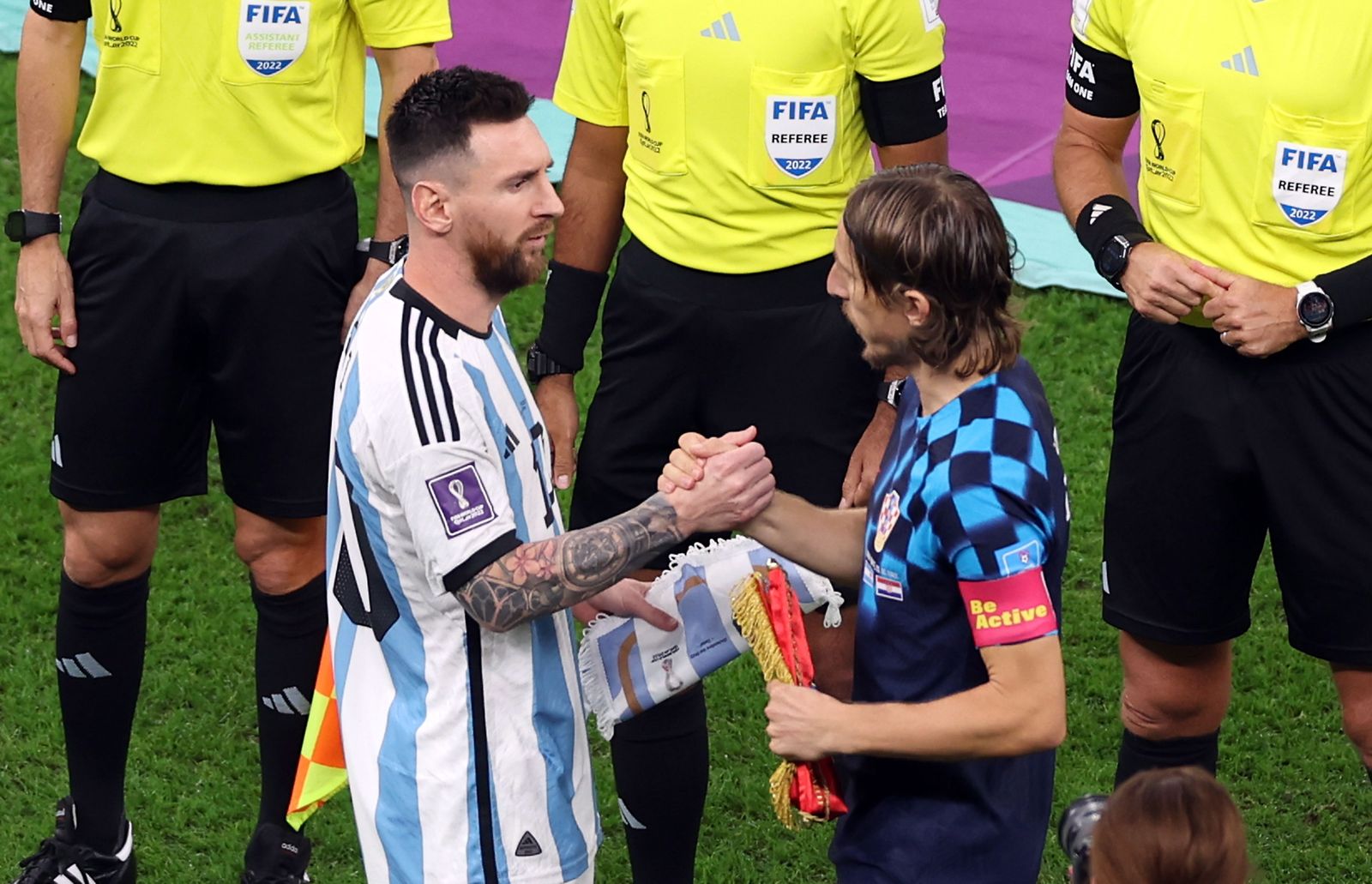 Las fotos de Messi contra Croacia