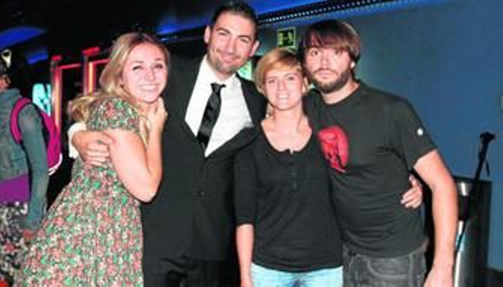 Marina Rodríguez, Ernesto Marín y kike y Caye, de Tomavistas producciones, encargados de hacer la película. Marina Rodríguez, Ernesto Marín y kike y Caye, de Tomavistas producciones, encargados de hacer la película.