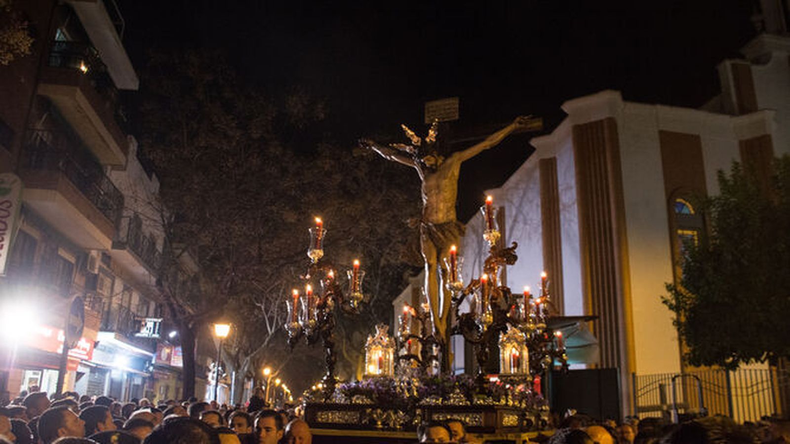 El Cristo del Desamparo y Abandono en Vía Crucis