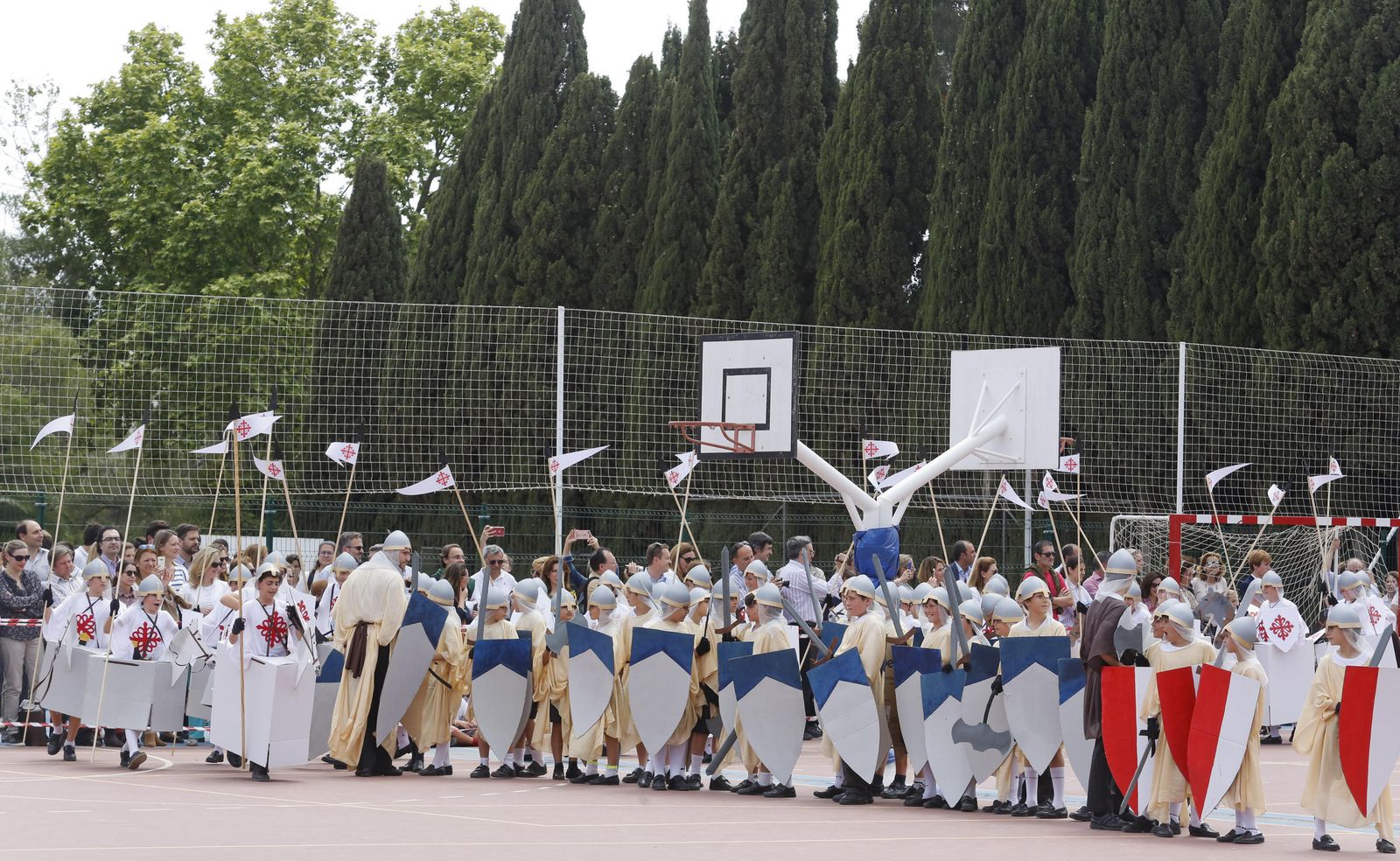 La Batalla de las Navas de Tolosa escenificada por los alumnos de El Romeral