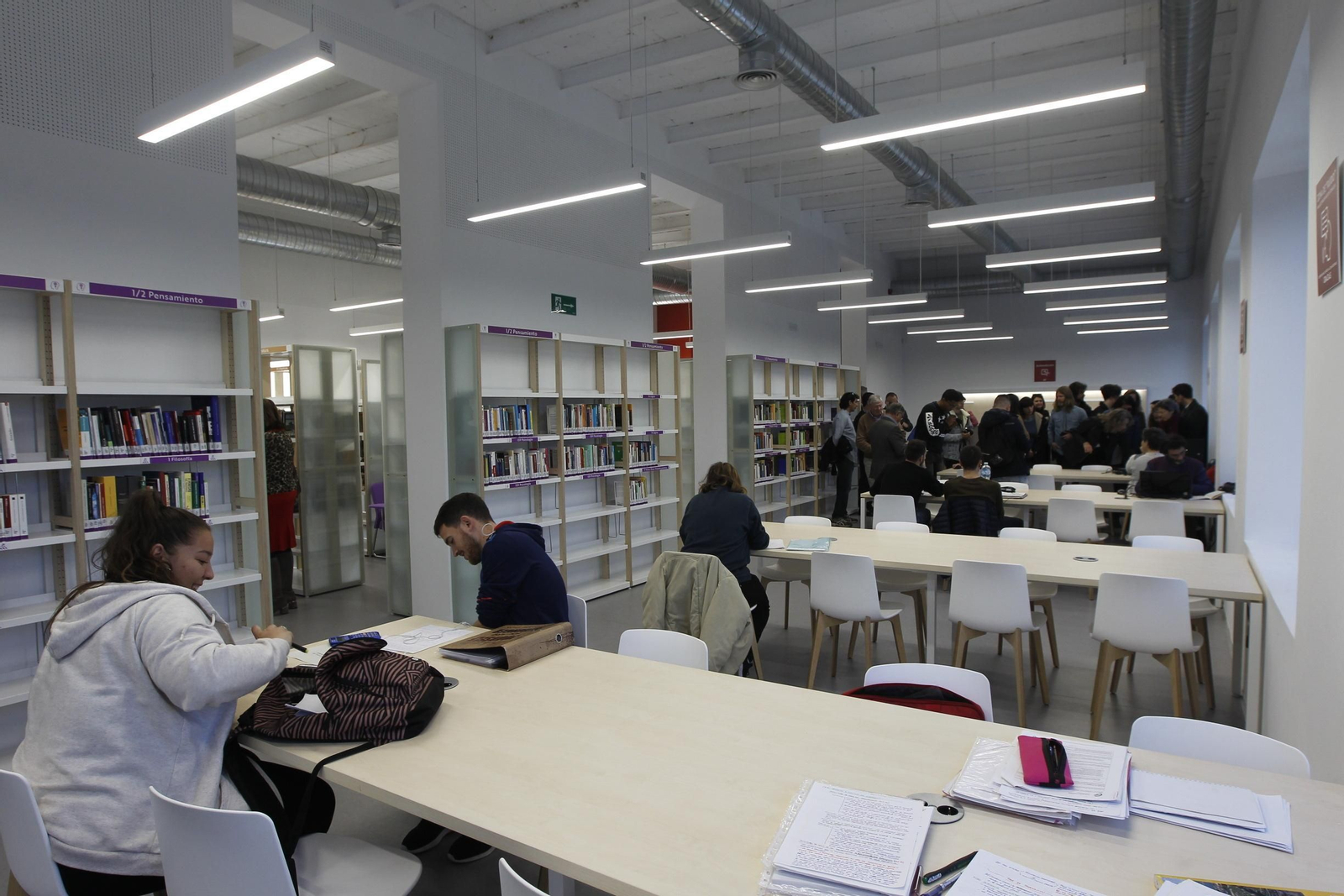 Fotogalería inauguración Biblioteca Central Municipal José María Artero. Almería