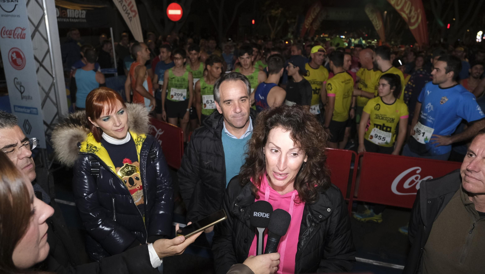 Imágenes de la XIV edición de la San Silvestre de Almería