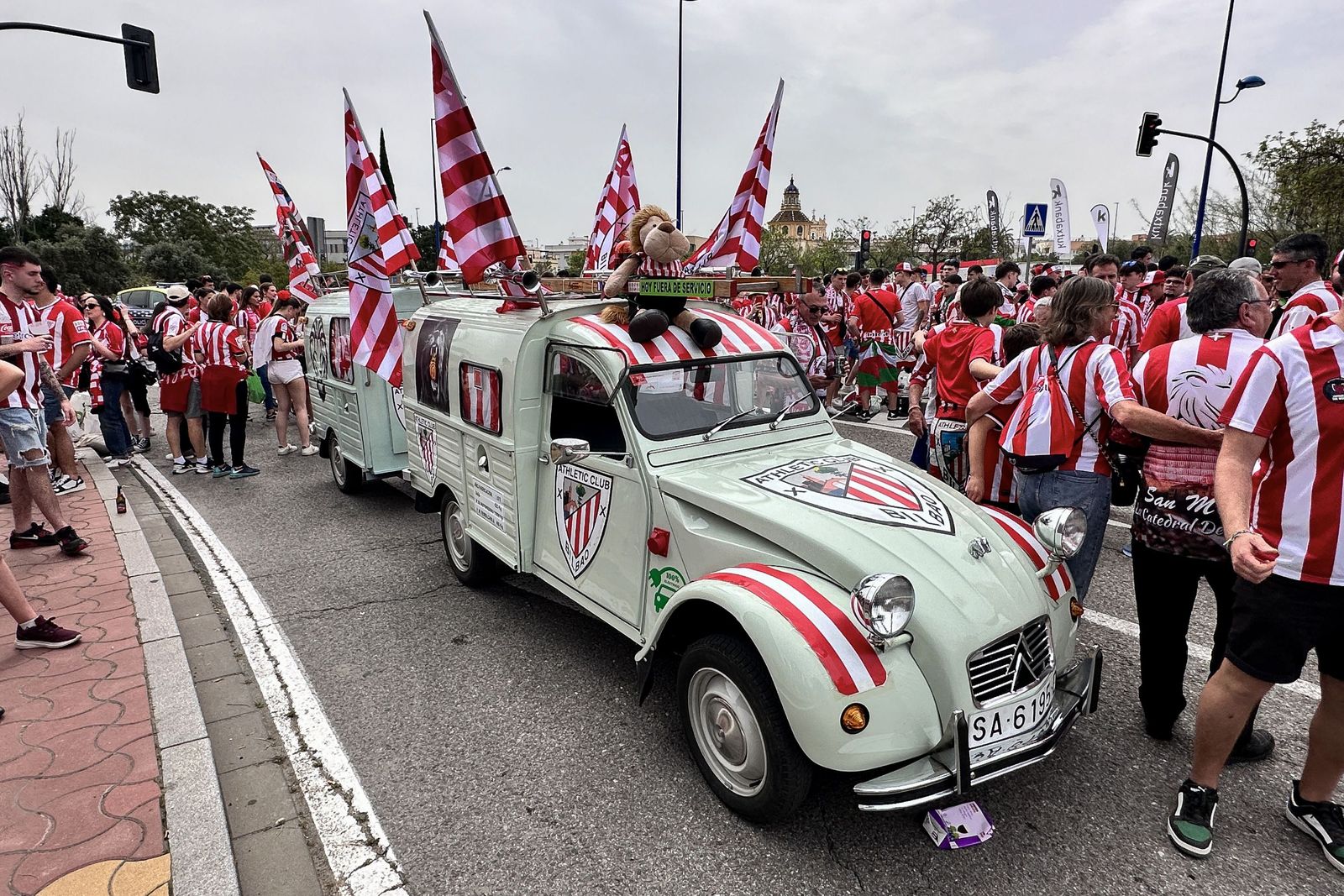 Las fotos de la previa del Athletic - Mallorca en la final de Copa