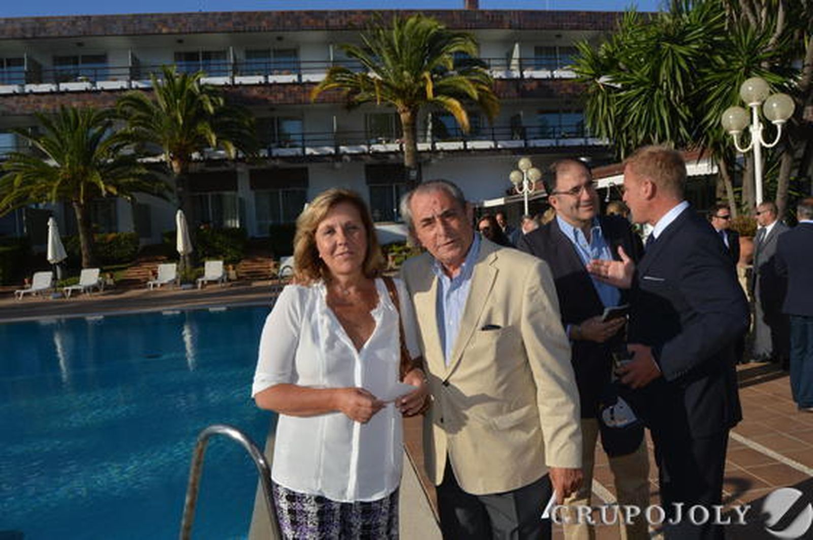 Blanca Pemán, con su primo, Ramón Guerrero.

Foto: Ignacio Casas de Ciria