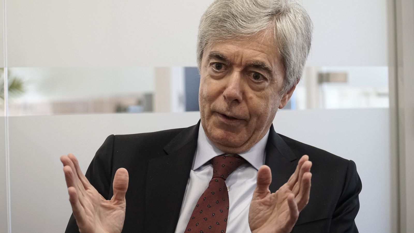 Juan Carlos Ureta, durante la entrevista.