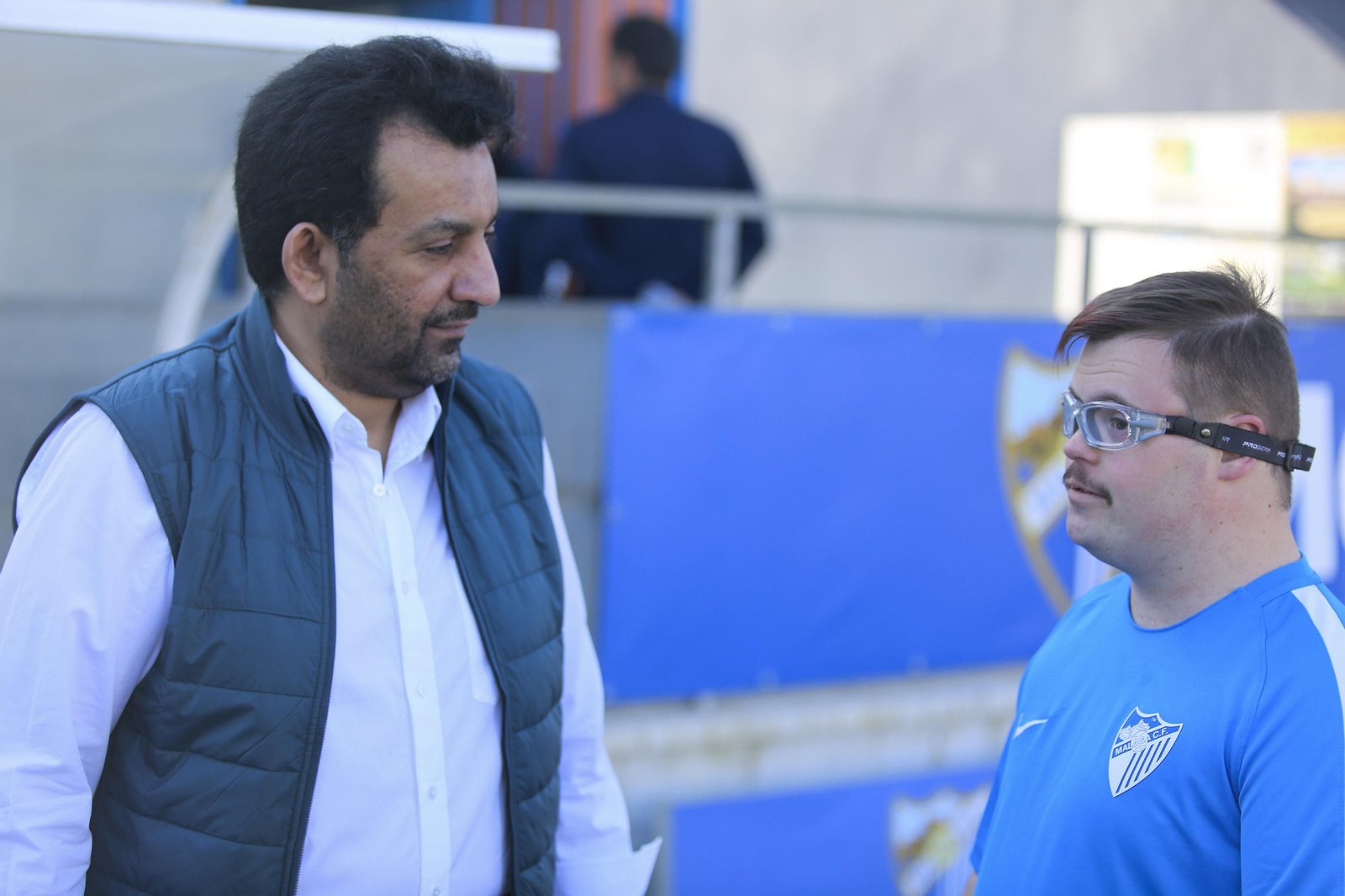 Las fotos del jeque Al-Thani con el Málaga Genuine