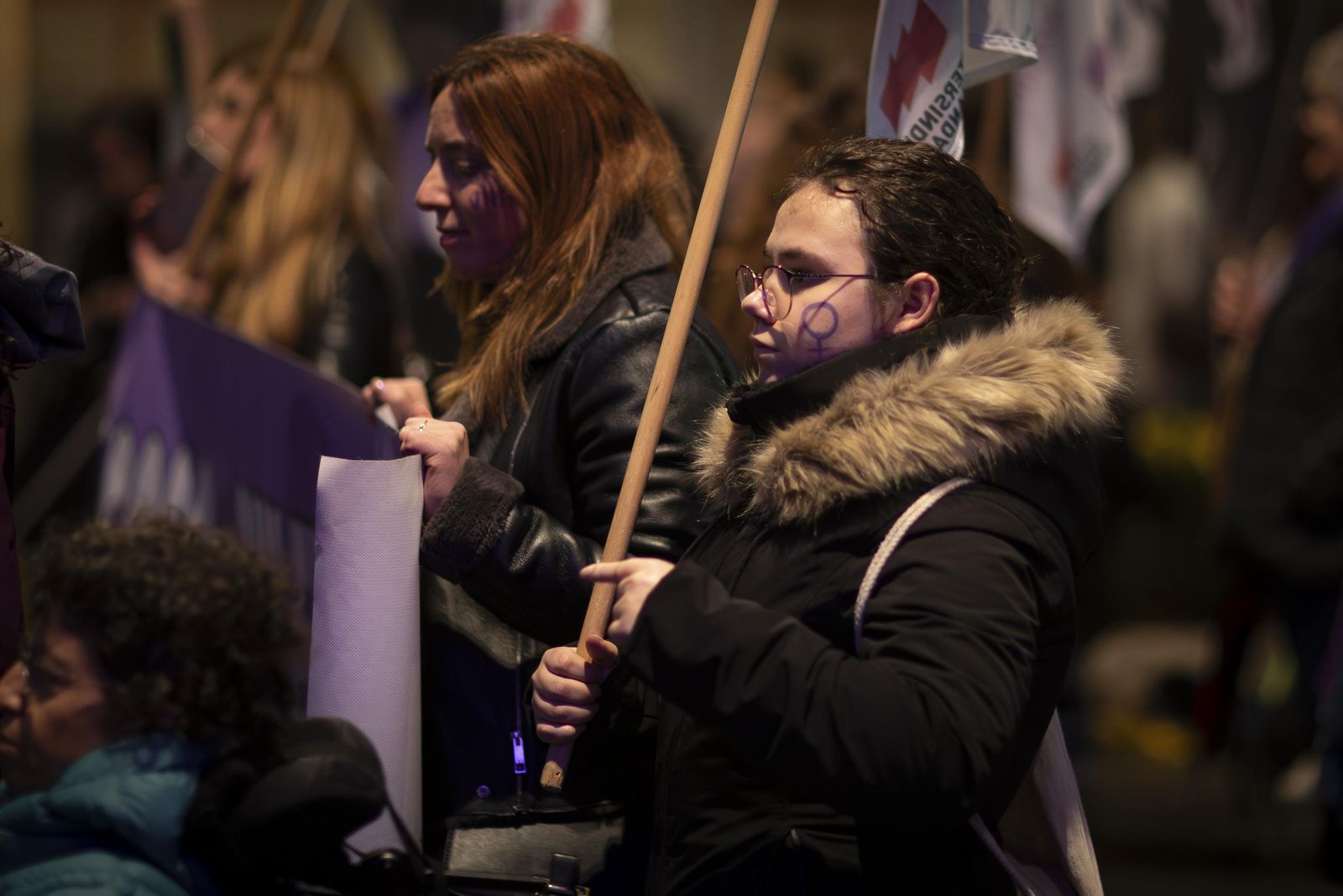 Todas las imágenes de la movilización de Granada contra la violencia machista este 25N