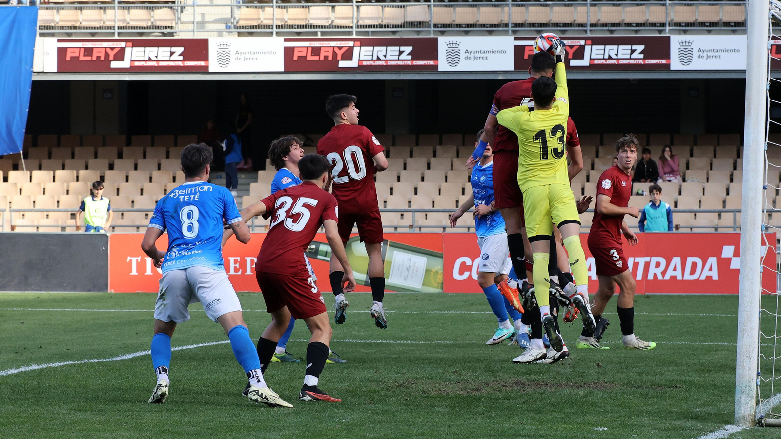 Partido del Xerez DFC - Sevilla C en Jerez