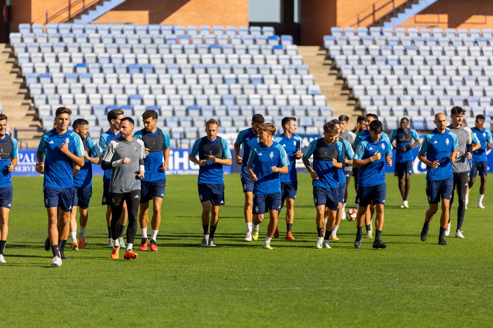 Las mejores imágenes del entrenamiento de este jueves del Recreativo de Huelva