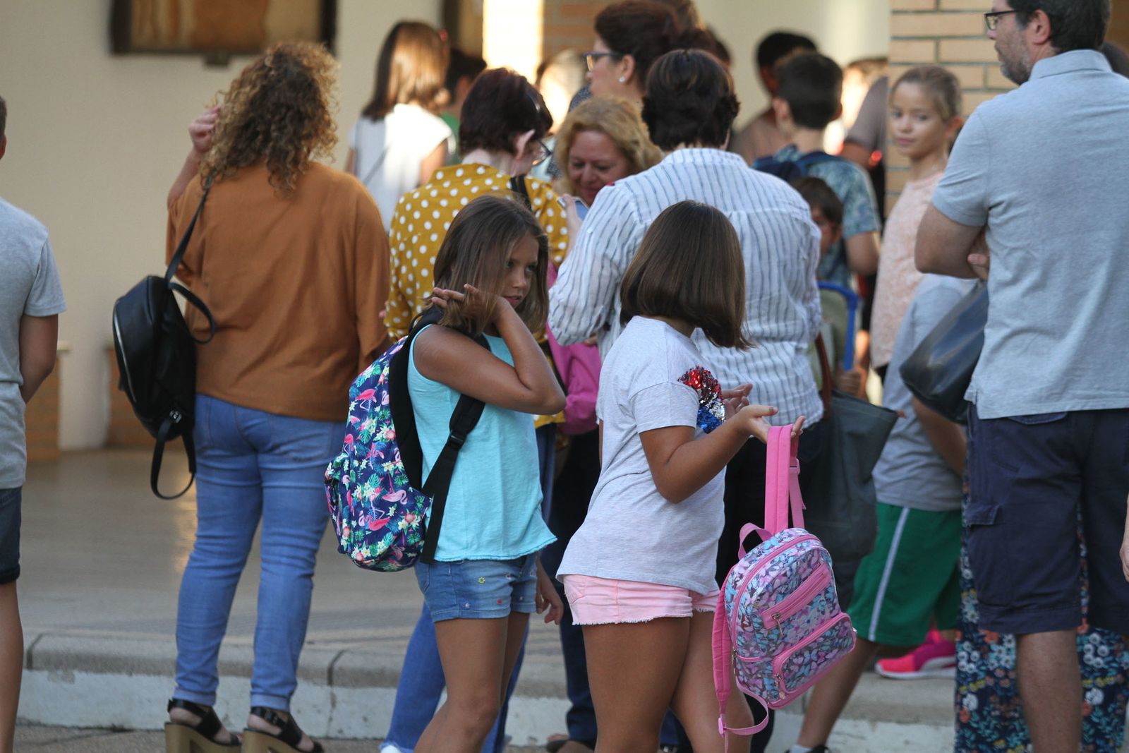 la vuelta al cole en los colegios de Huelva en Imágenes