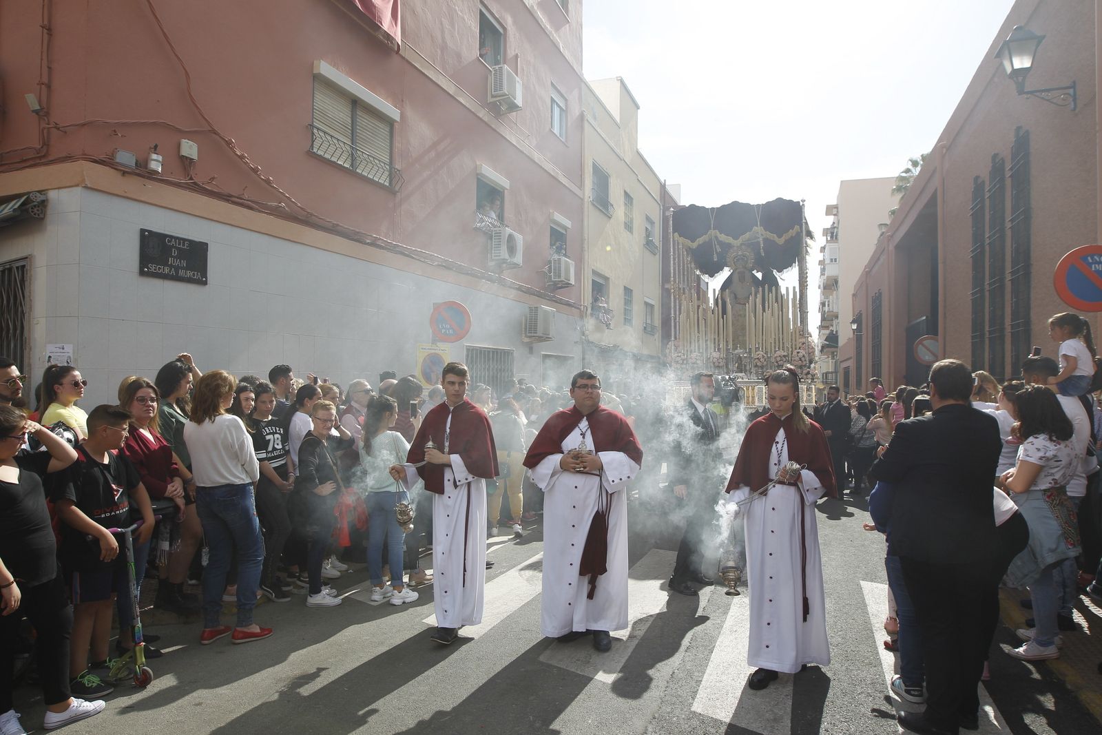 Imágenes de la Procesión de Coronación. Barrio de Los Molinos. Semana Santa Almería 2019