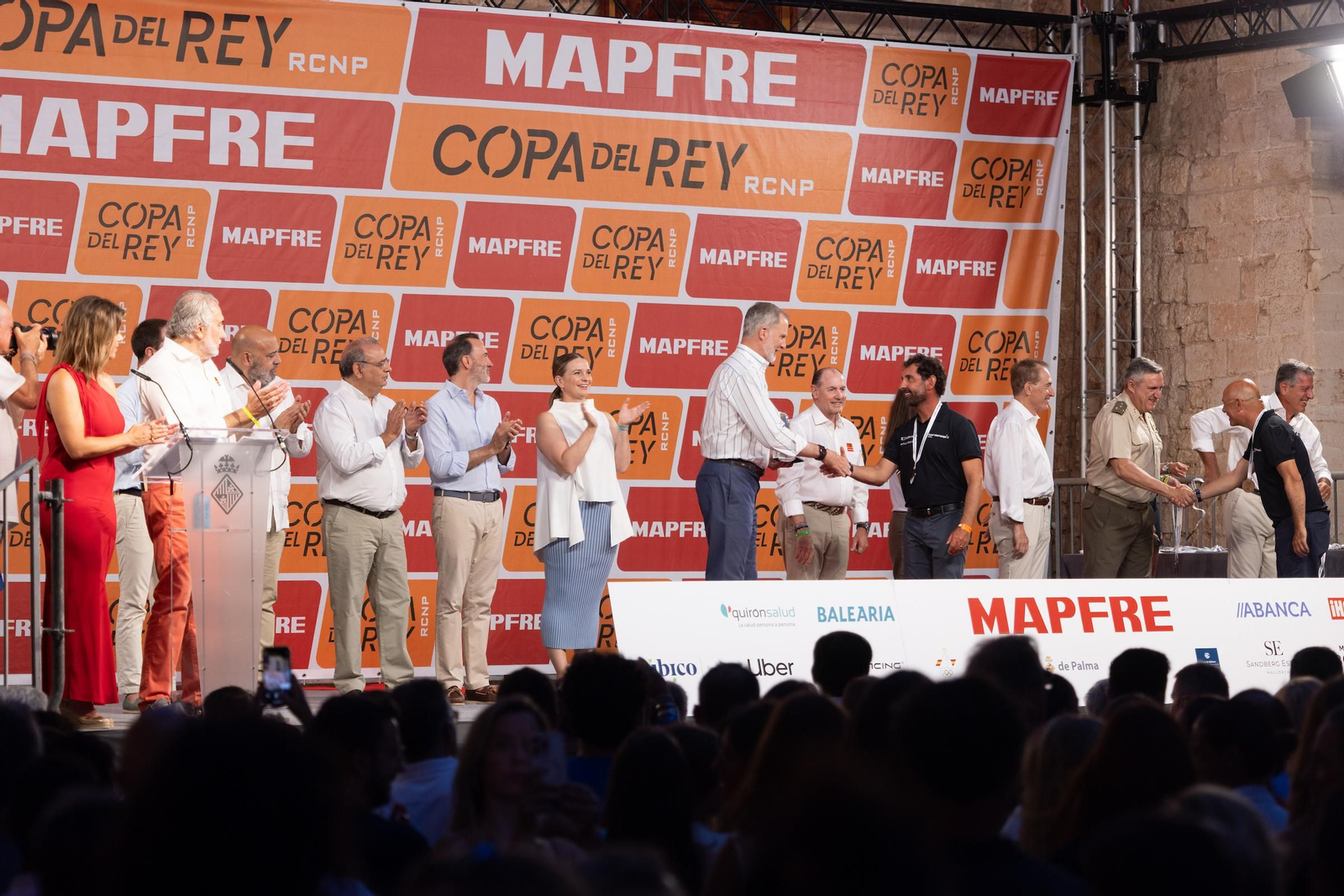 Las fotos de la entrega de premios de la Copa del Rey Mapfre de vela