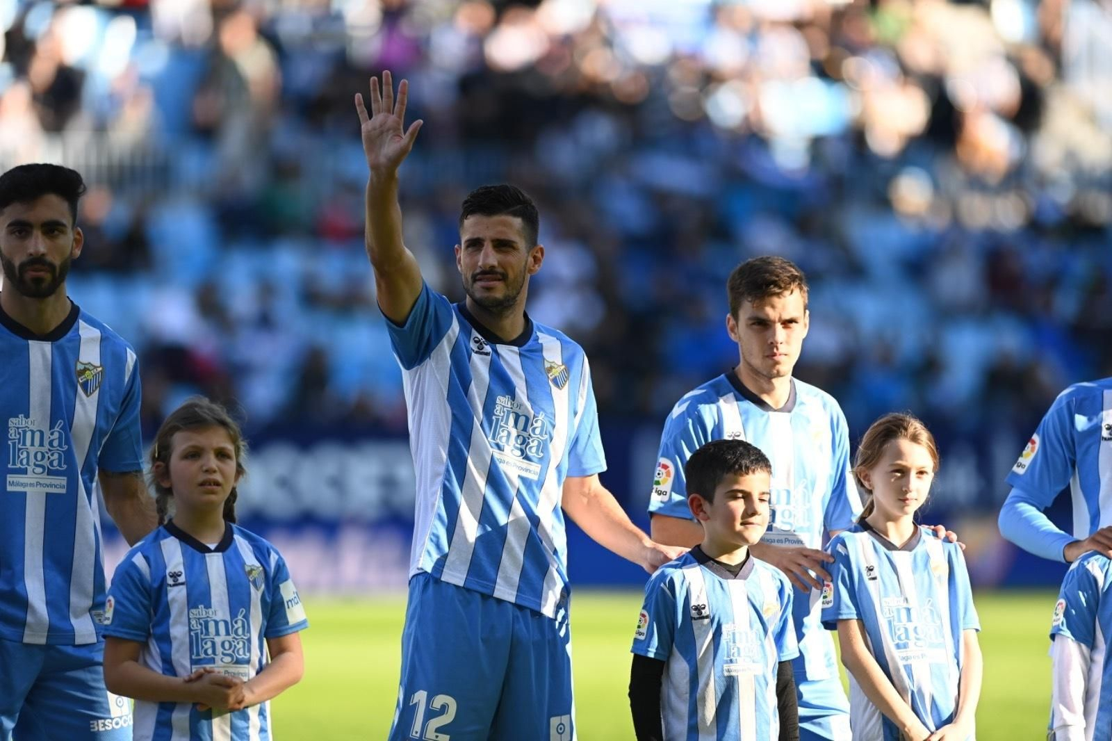 El Málaga CF - Burgos, en fotos