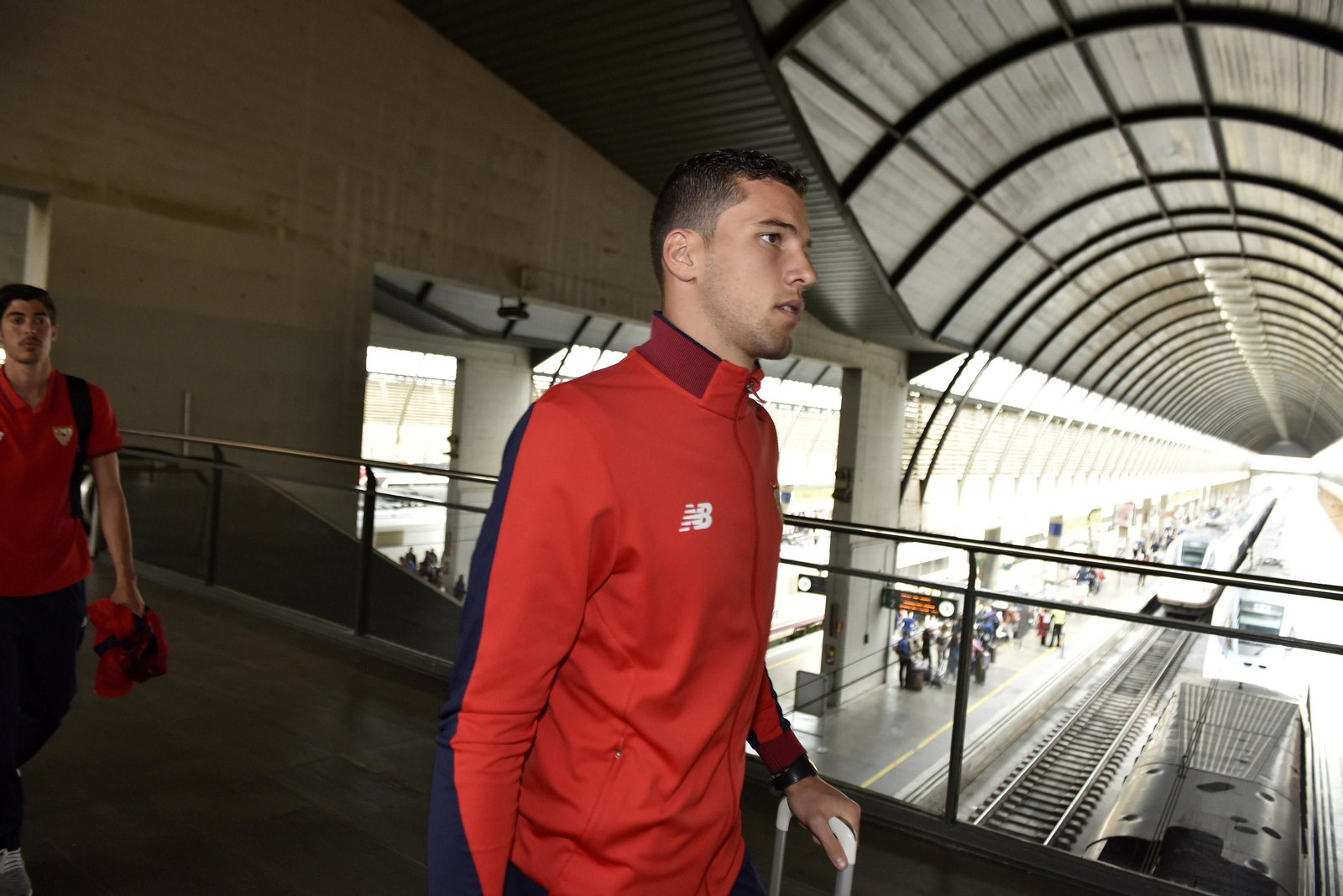 Las imágenes de la llegada del Sevilla