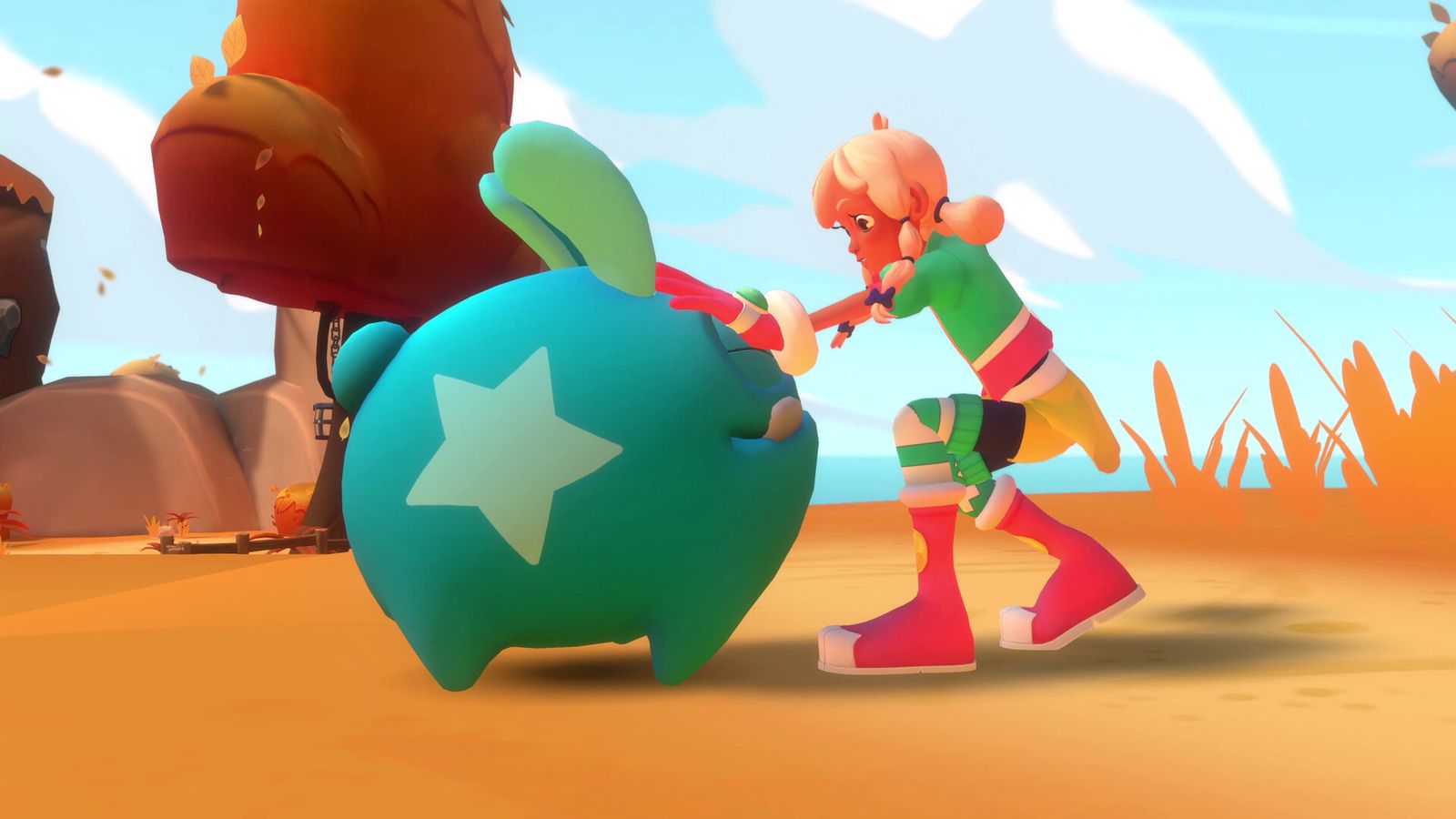 El juego luce un aspecto visual muy colorido.