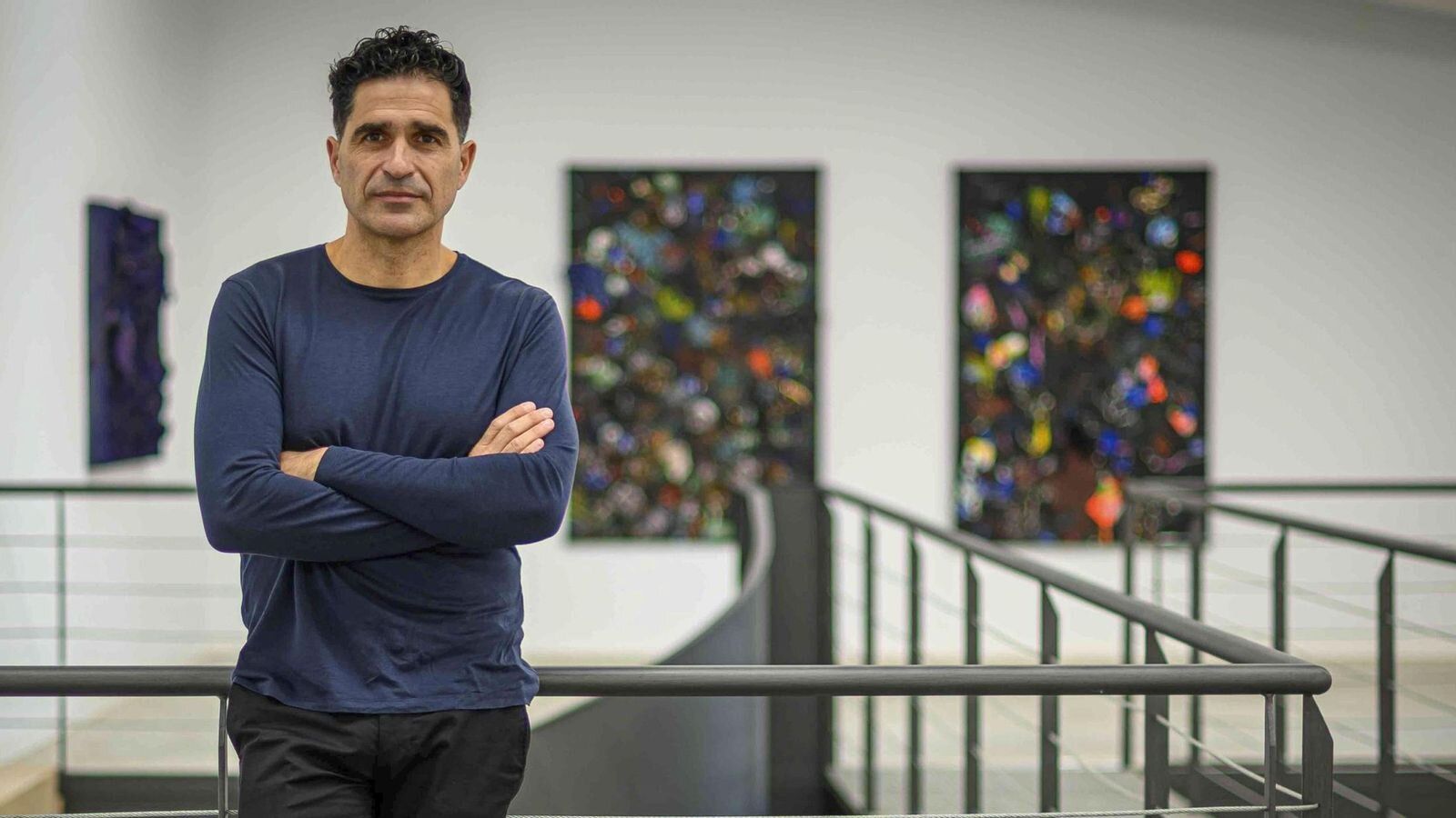 Ismael Lagares en su nuevo estudio.