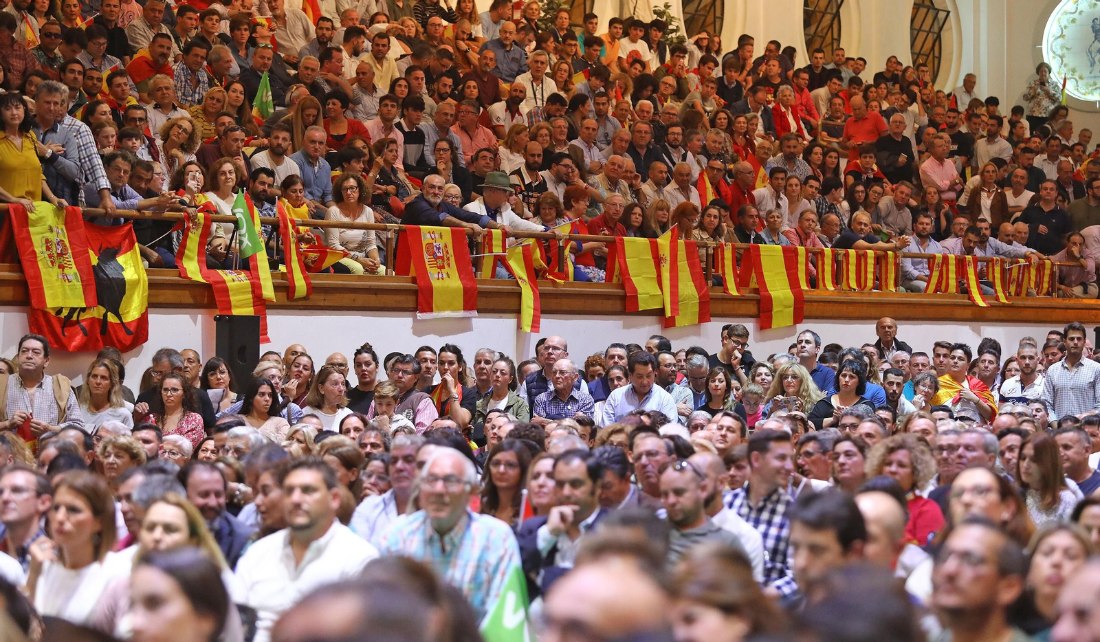 El mitín de Vox en la Real Escuela de Jerez, en imágenes El mitín de Vox en la Real Escuela de Jerez, en imágenes