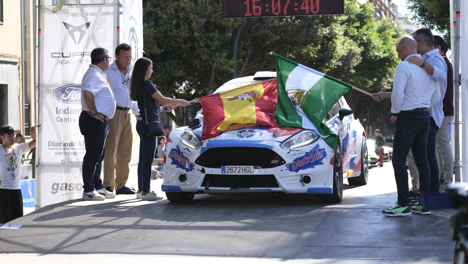 Imágenes de la salida del Rallye Costa de Almería