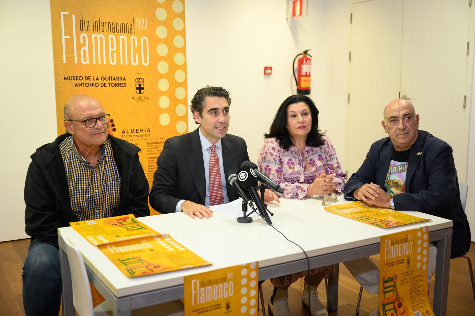 Joaquín Carrillo, Joaquín Pérez de la Blanca, Lola de Quero y Antonio García ‘Niño de las Cuevas’.