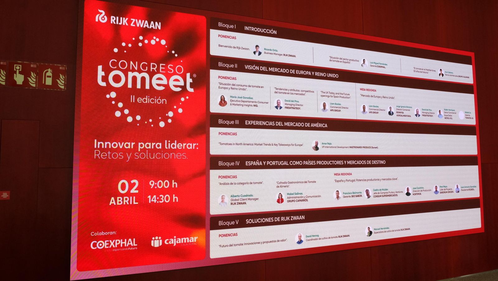 El Congreso Tomeet de Rijk Zwaan, en imágenes