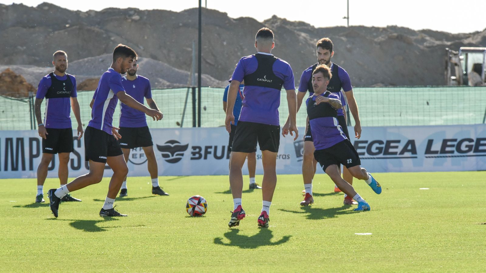 Las fotos del entrenamiento de la Balona previo al partido con el Águilas FC