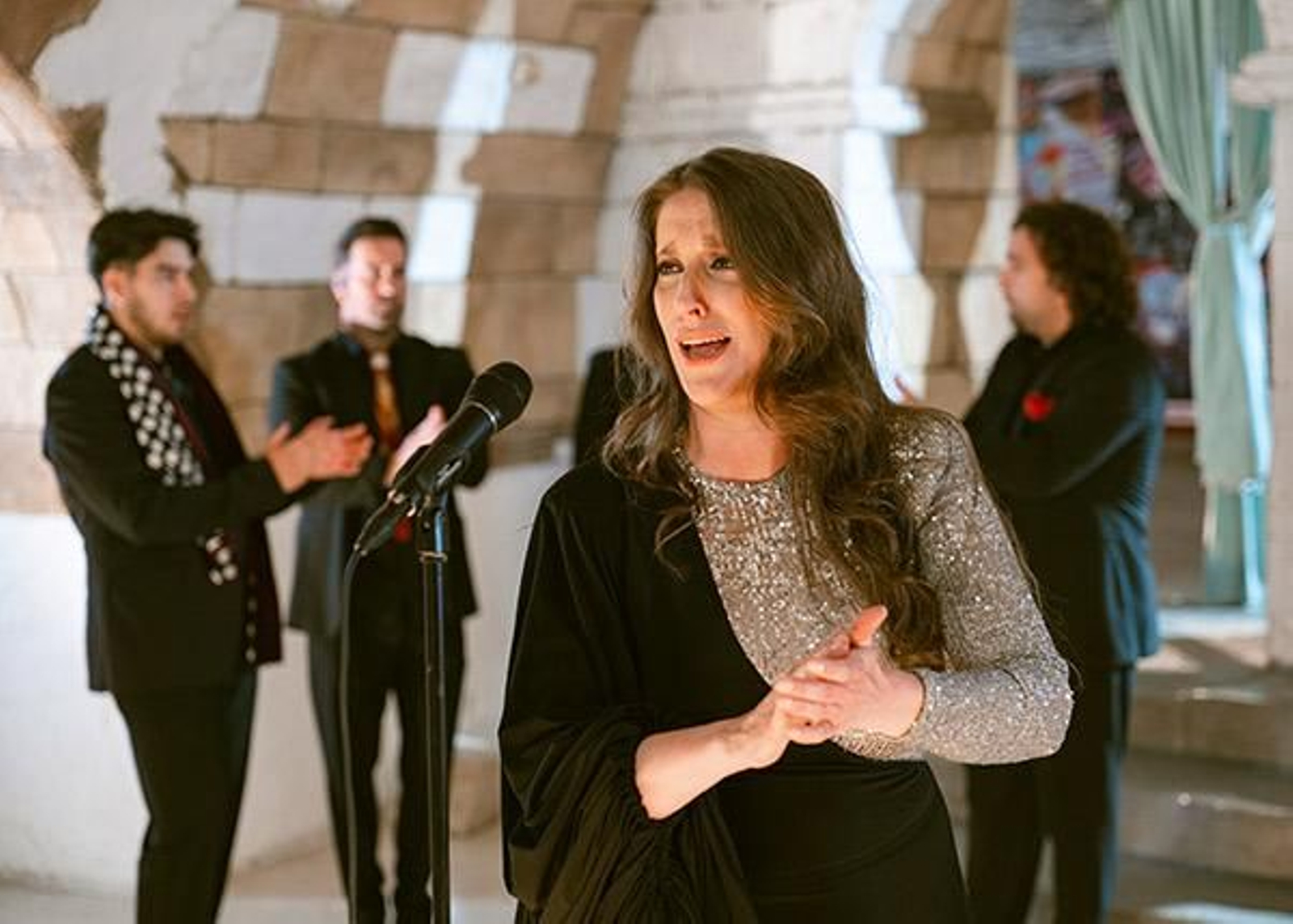 La cantaora onubense, Argentina.